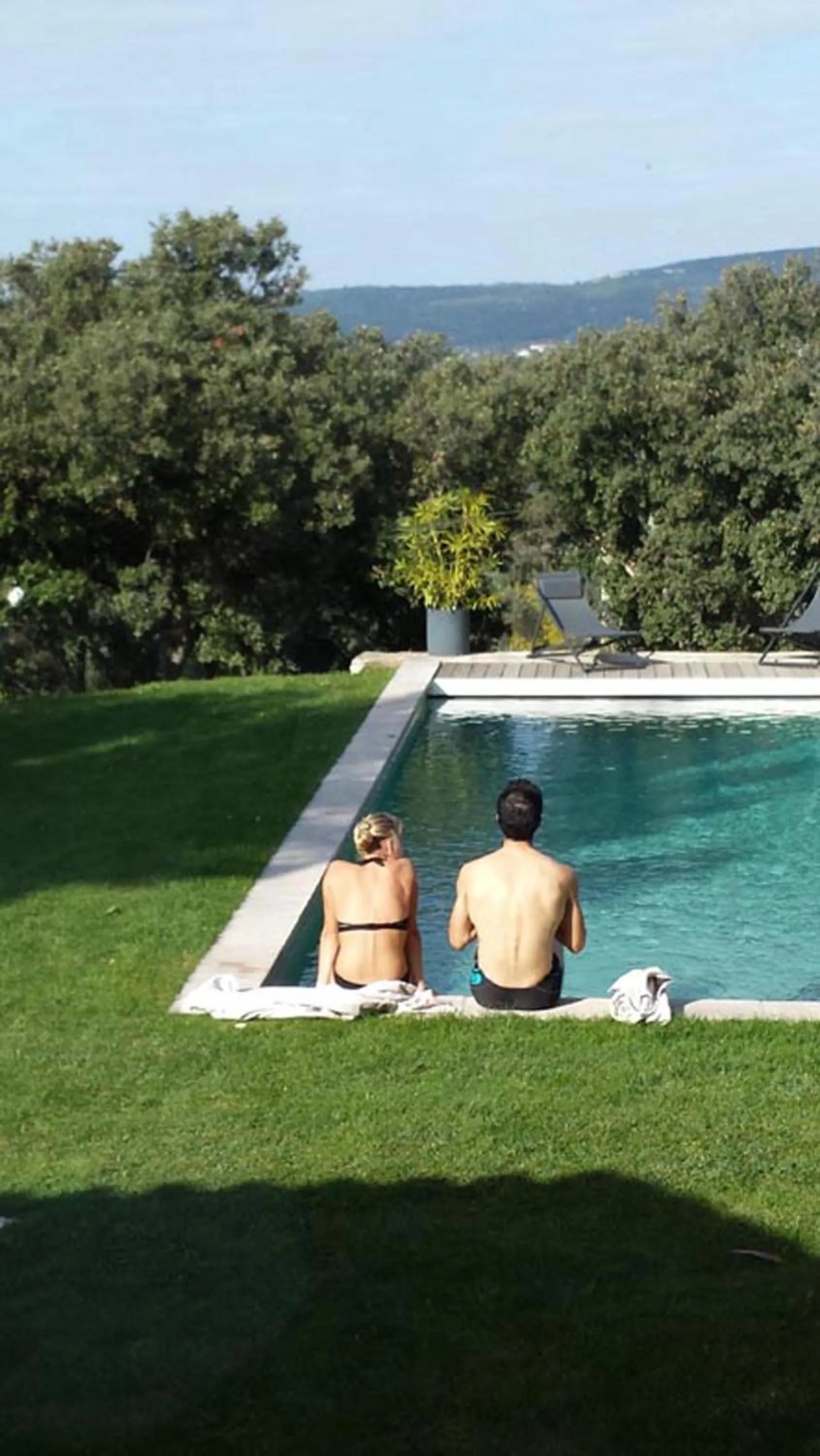 Swimming pool in Les Terrasses - Gordes