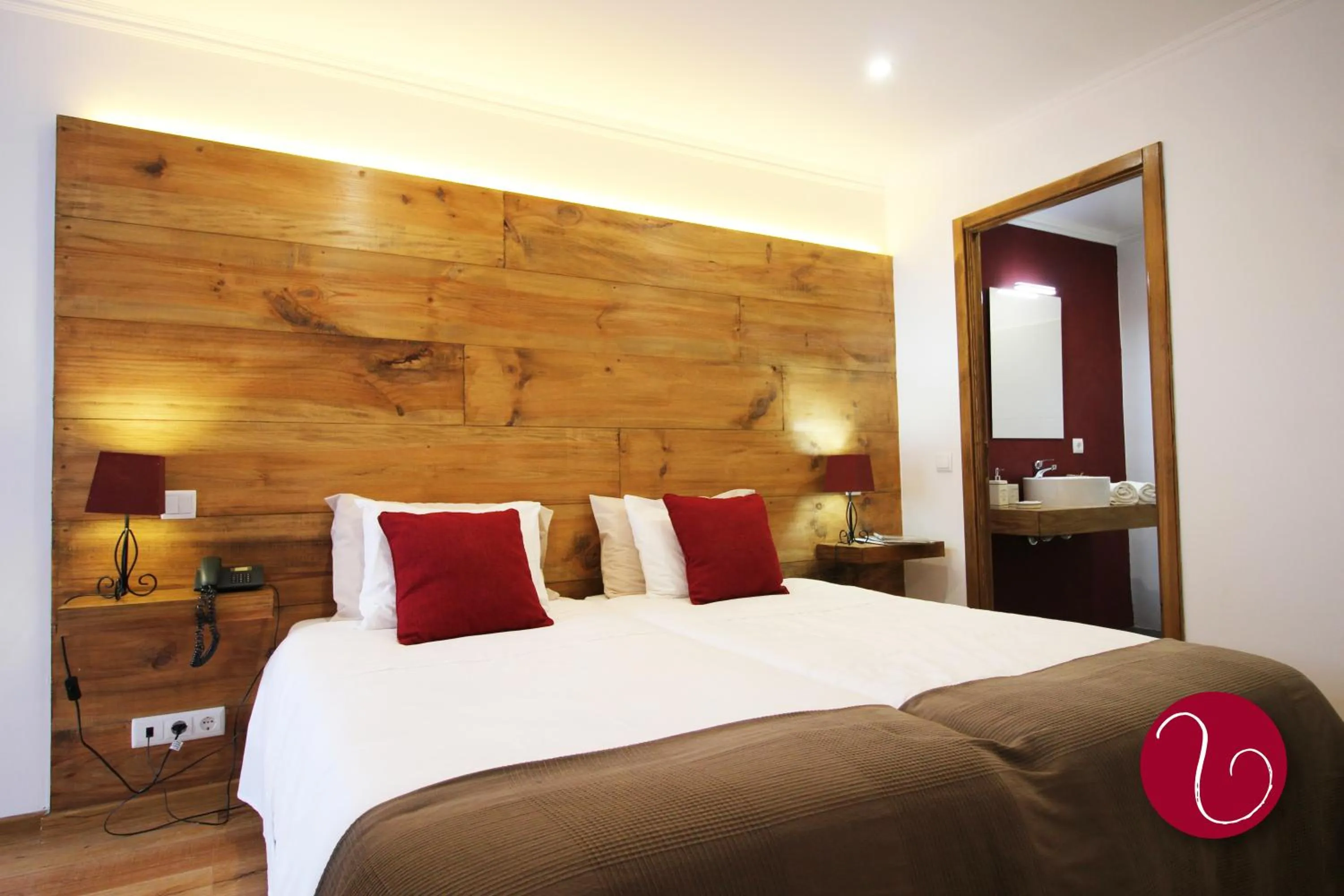 Bedroom, Bed in GuestHouse Vila Lusitania