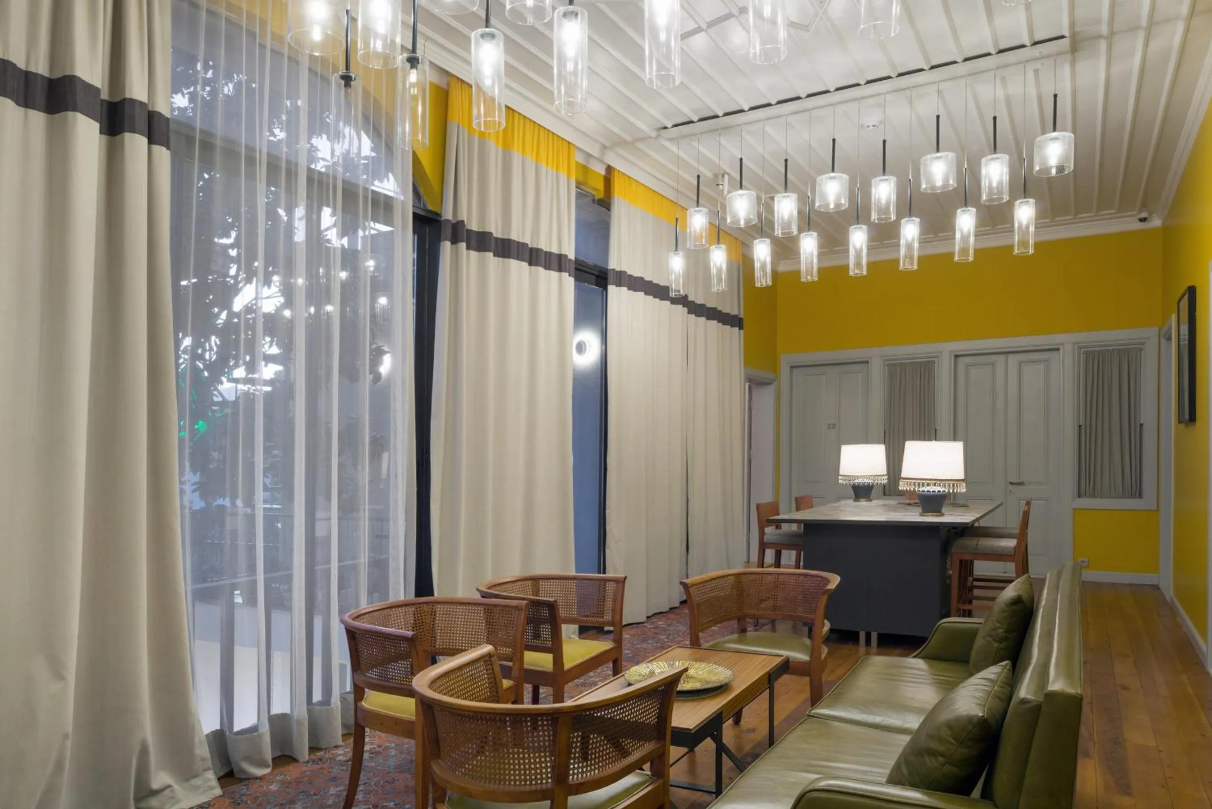 Seating area in Delight Deluxe Hotel