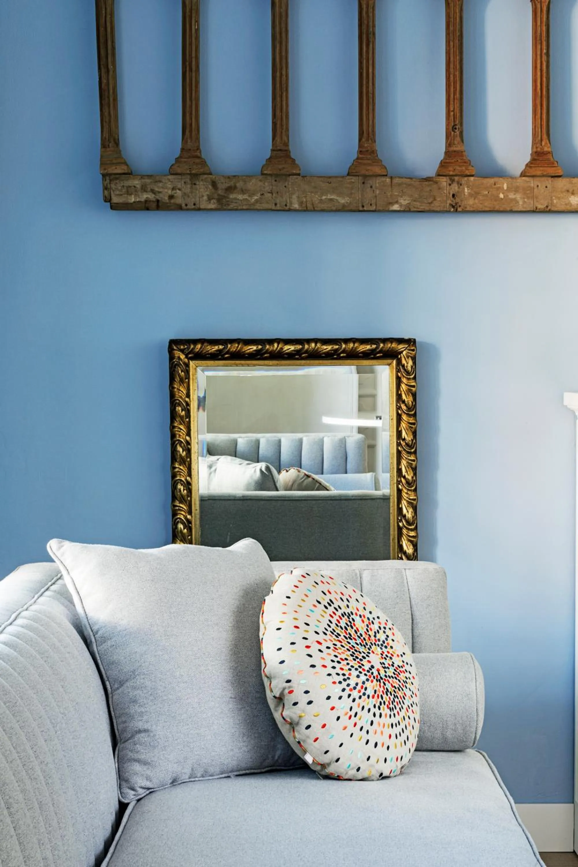 Living room, Bed in Casa Legado