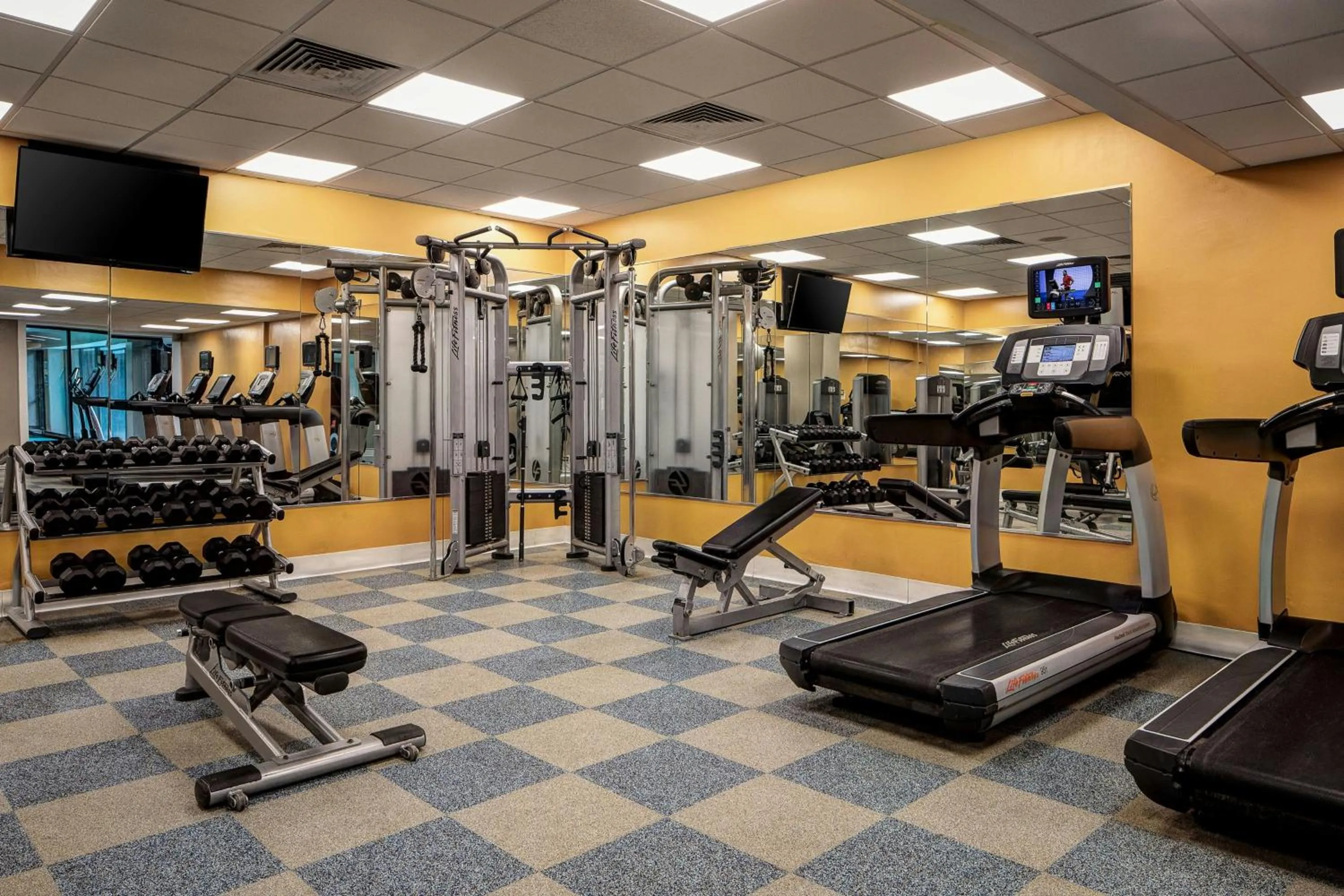 Fitness centre/facilities in Marriott St. Louis Airport