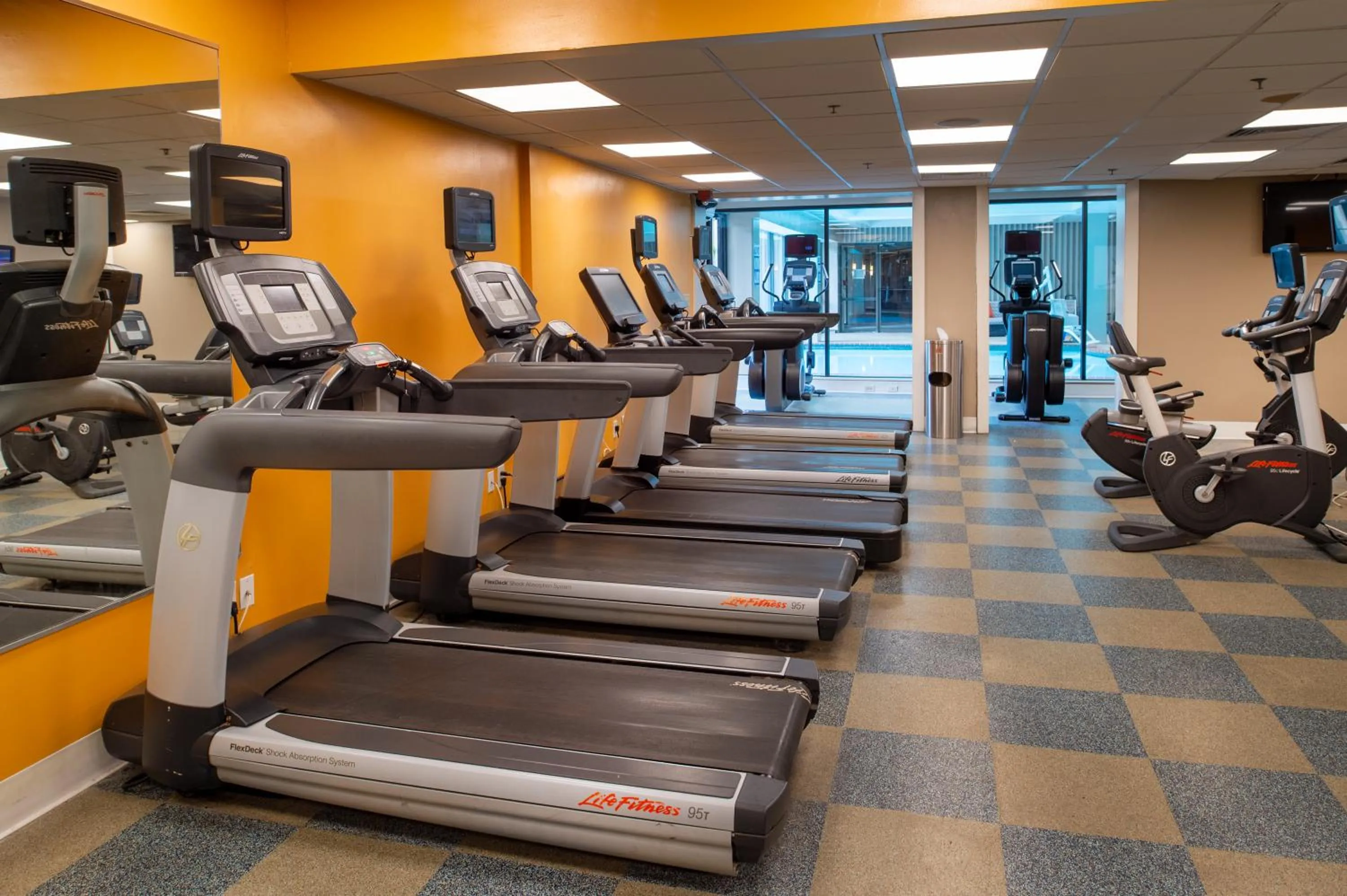 Fitness centre/facilities in Marriott St. Louis Airport