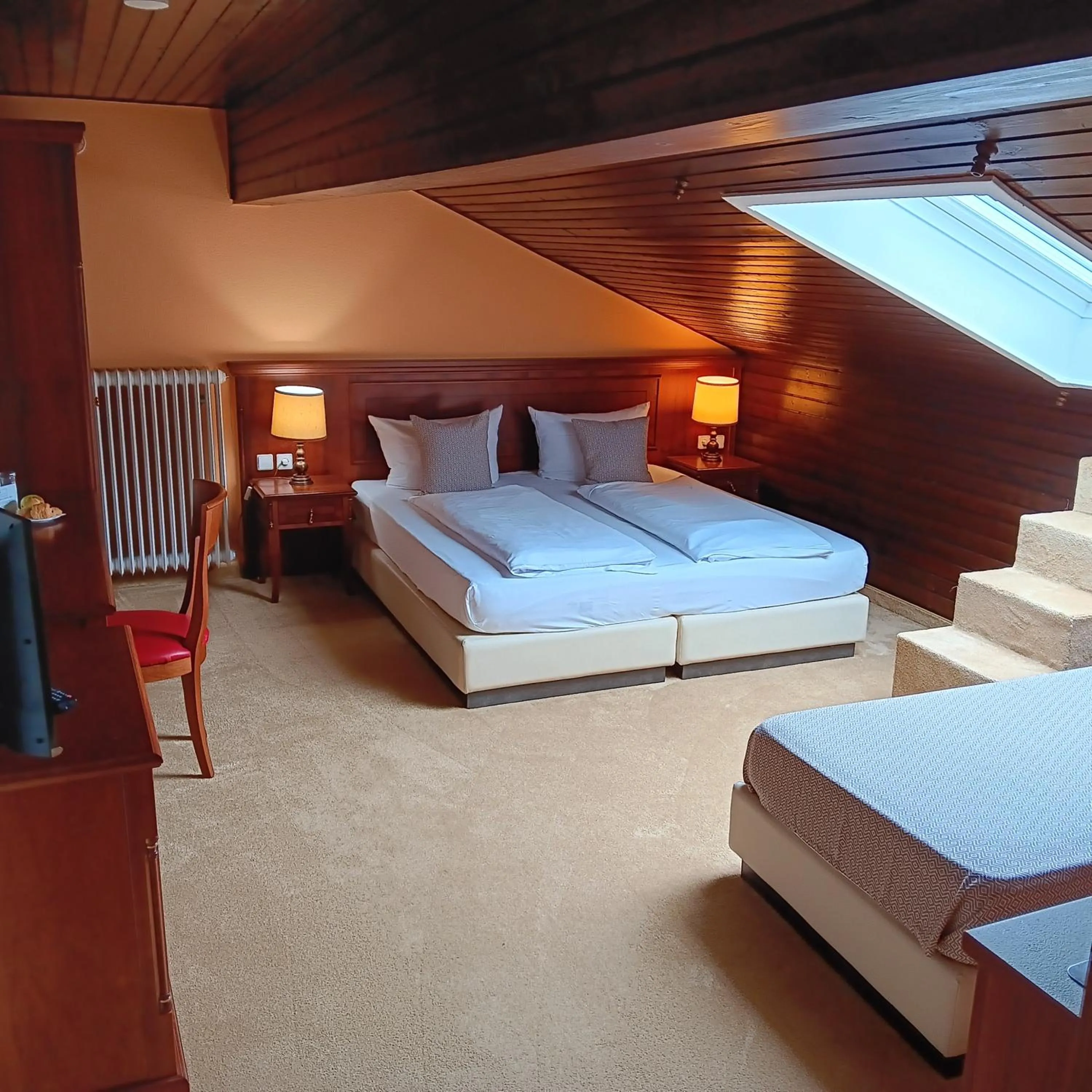 Bedroom, Bed in Schwarzwaldhotel Sonne