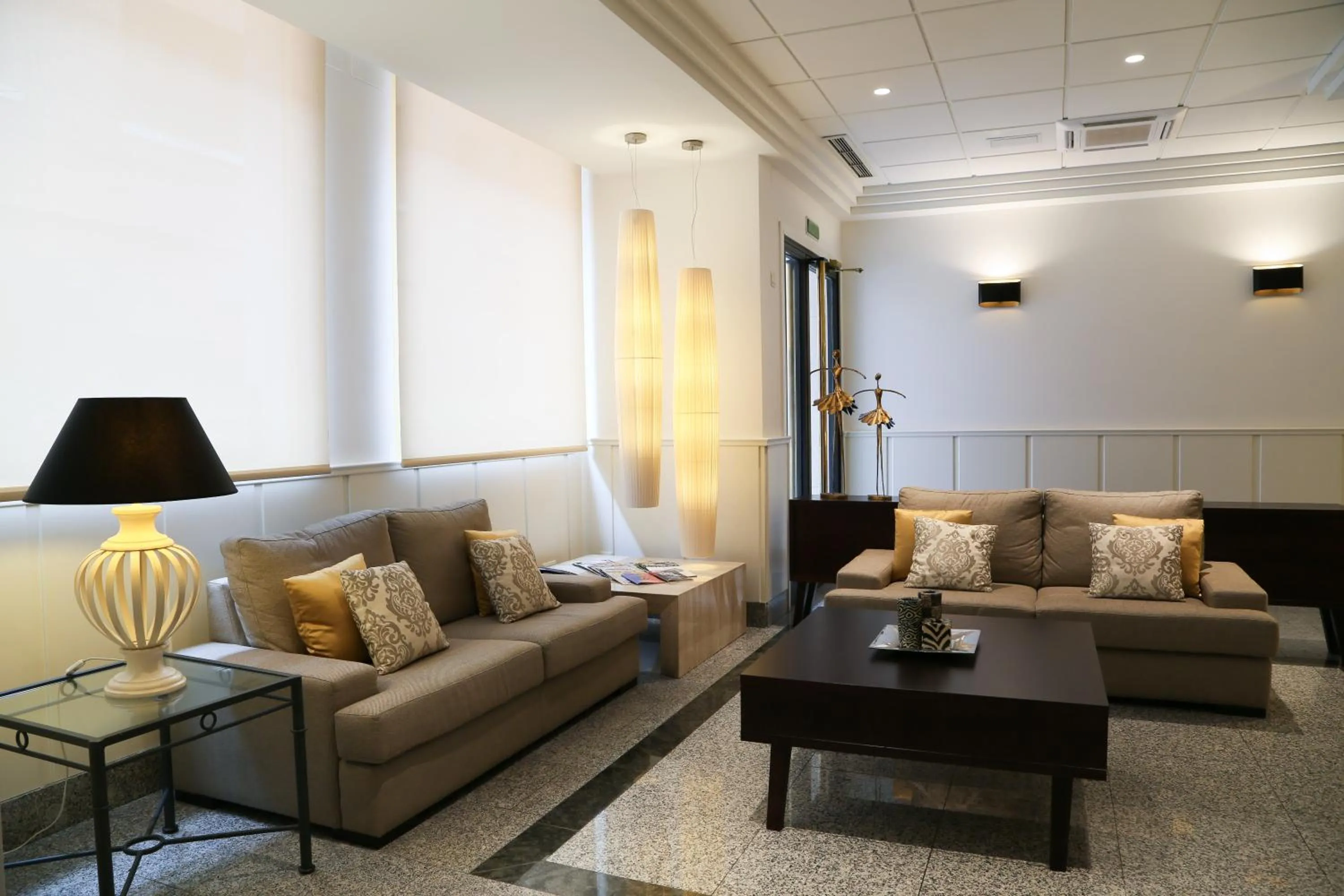 Lobby or reception in Hostal Carlos III