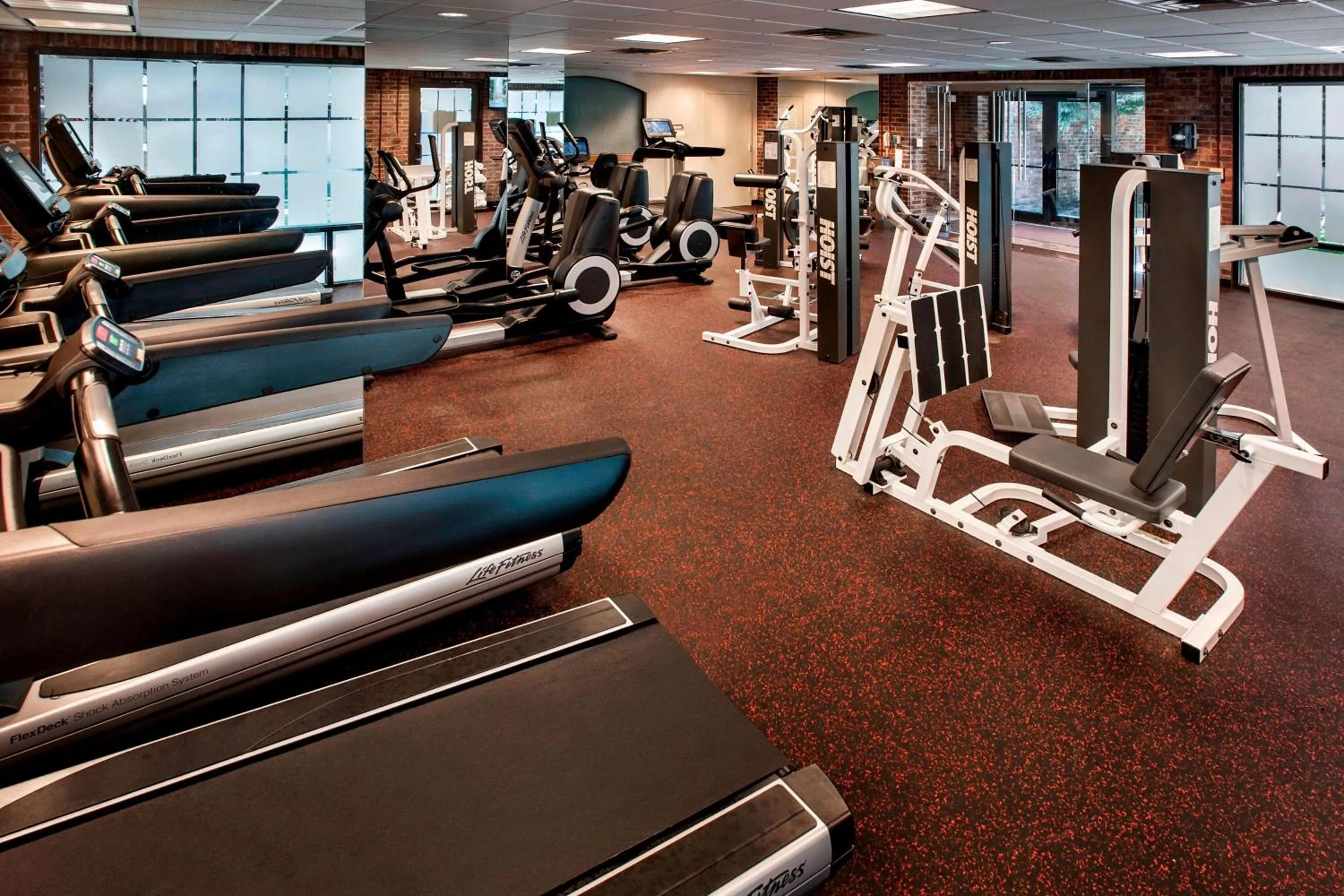 Fitness centre/facilities in Princeton Marriott at Forrestal