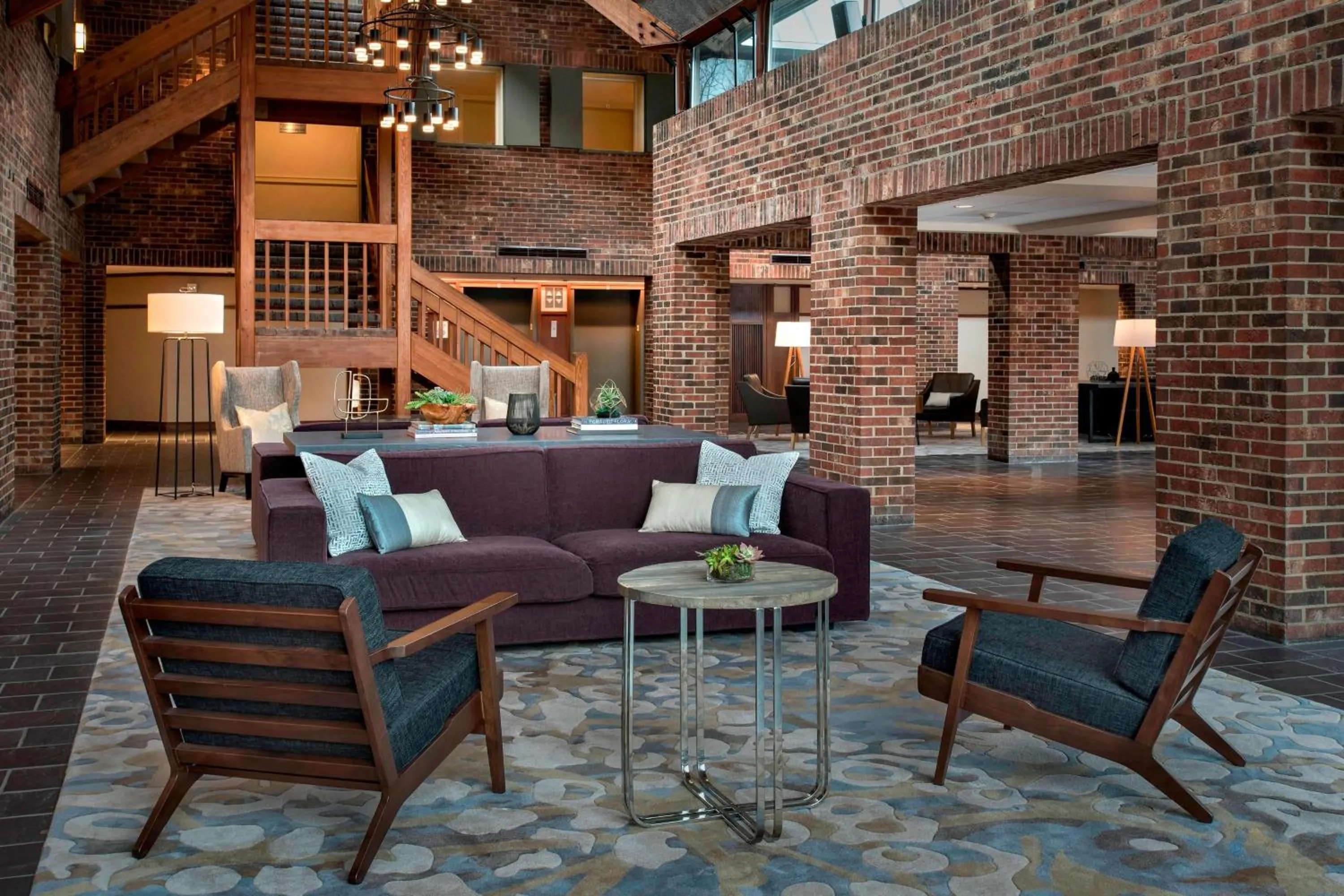 Lobby or reception in Princeton Marriott at Forrestal