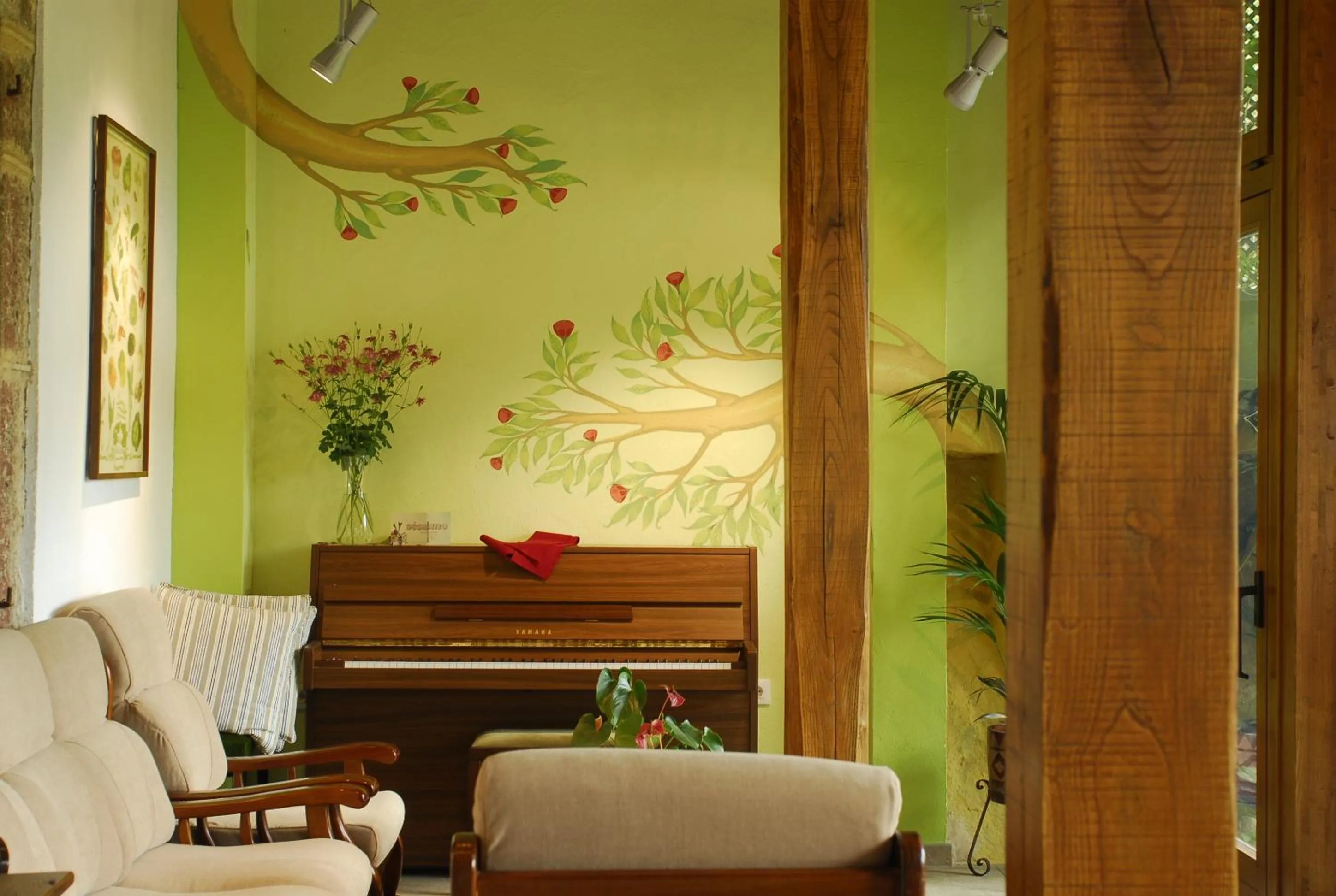 Living room in El Jardín del Convento, Casa Rural