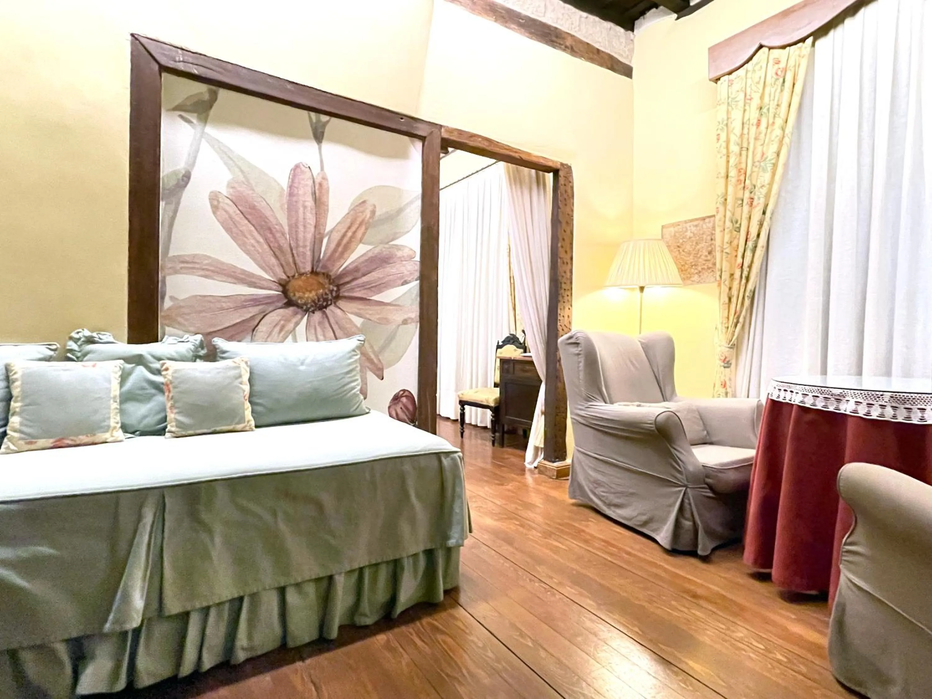 Bedroom, Bed in El Jardín del Convento, Casa Rural