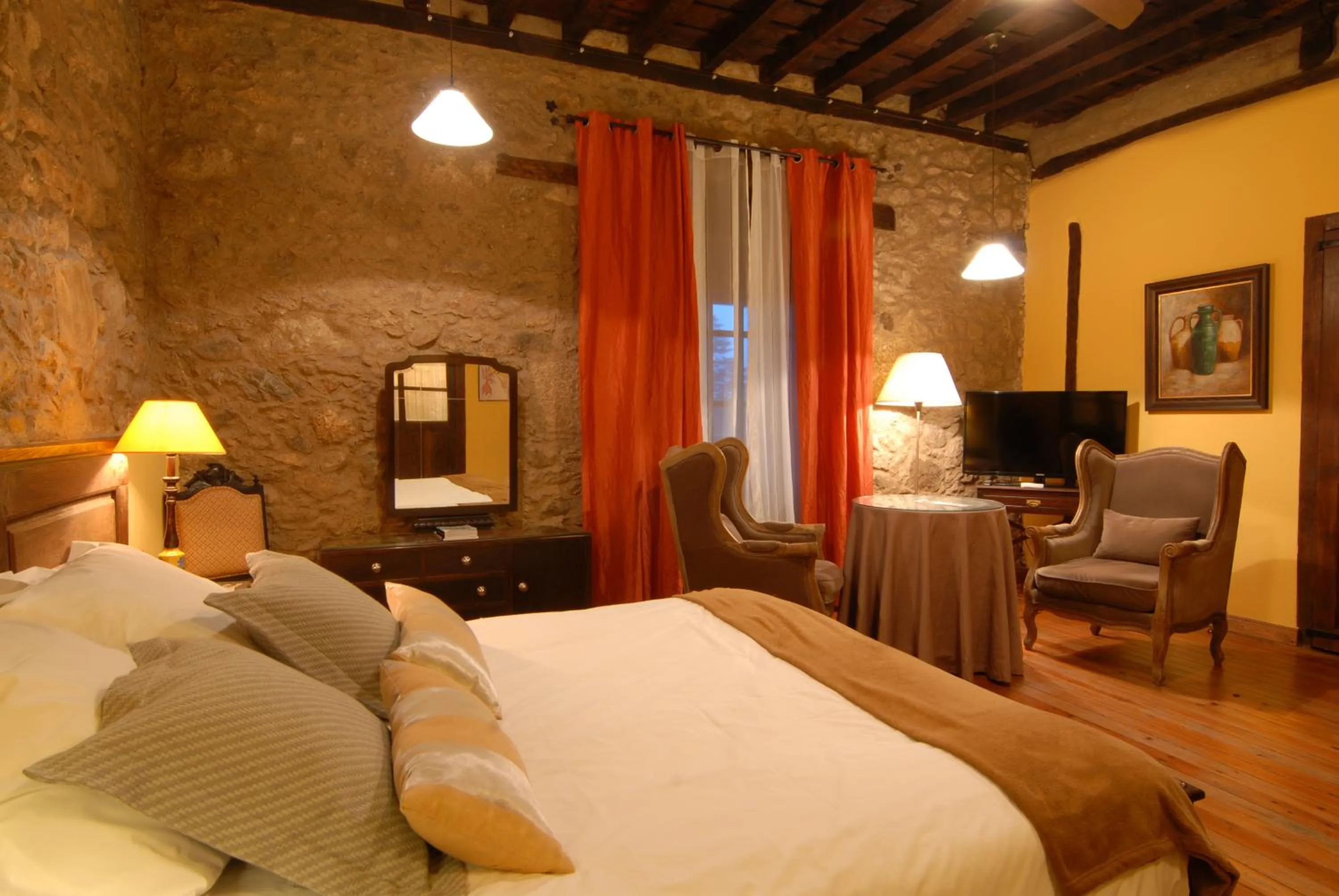Bedroom, Bed in El Jardín del Convento, Casa Rural