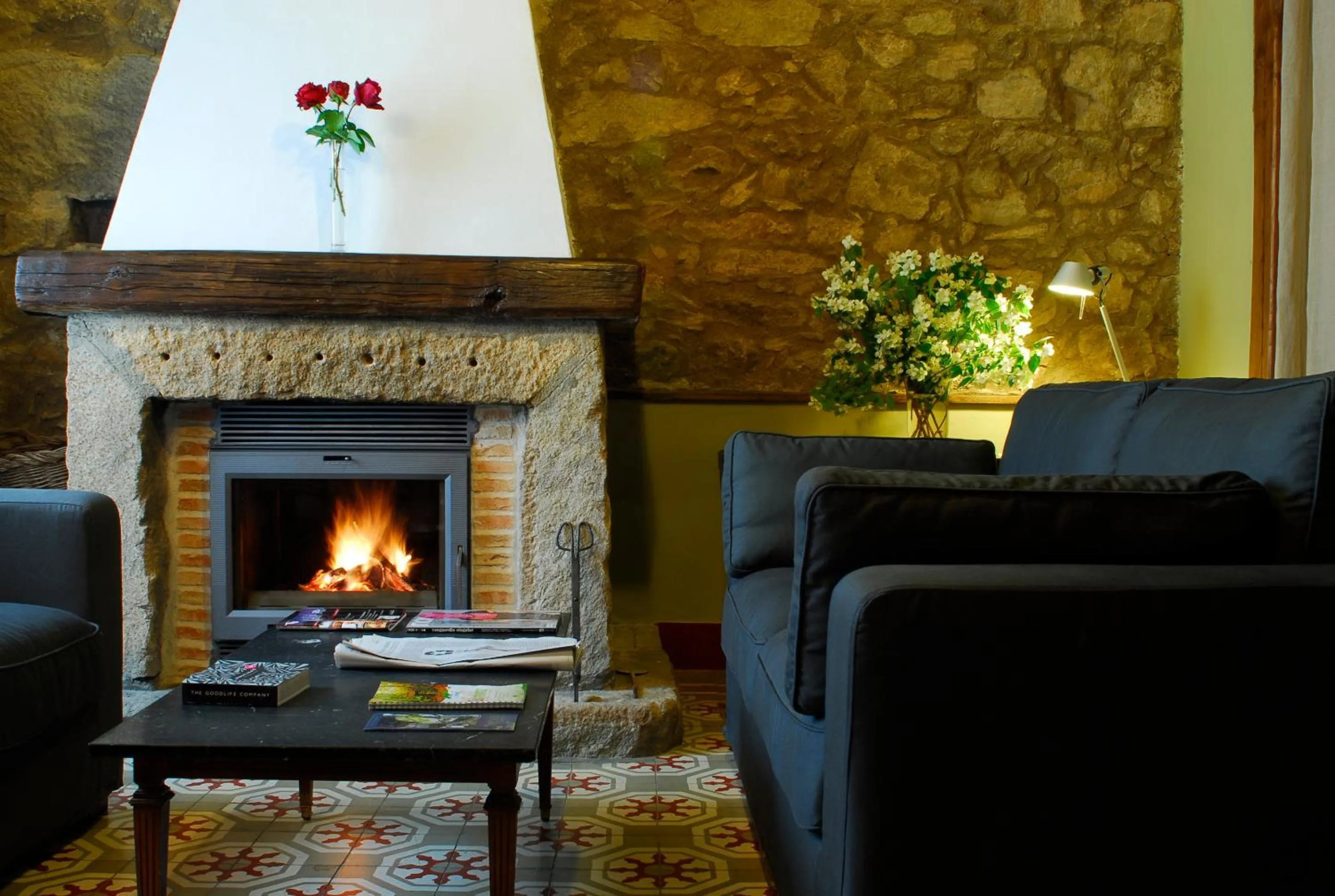 Living room in El Jardín del Convento, Casa Rural