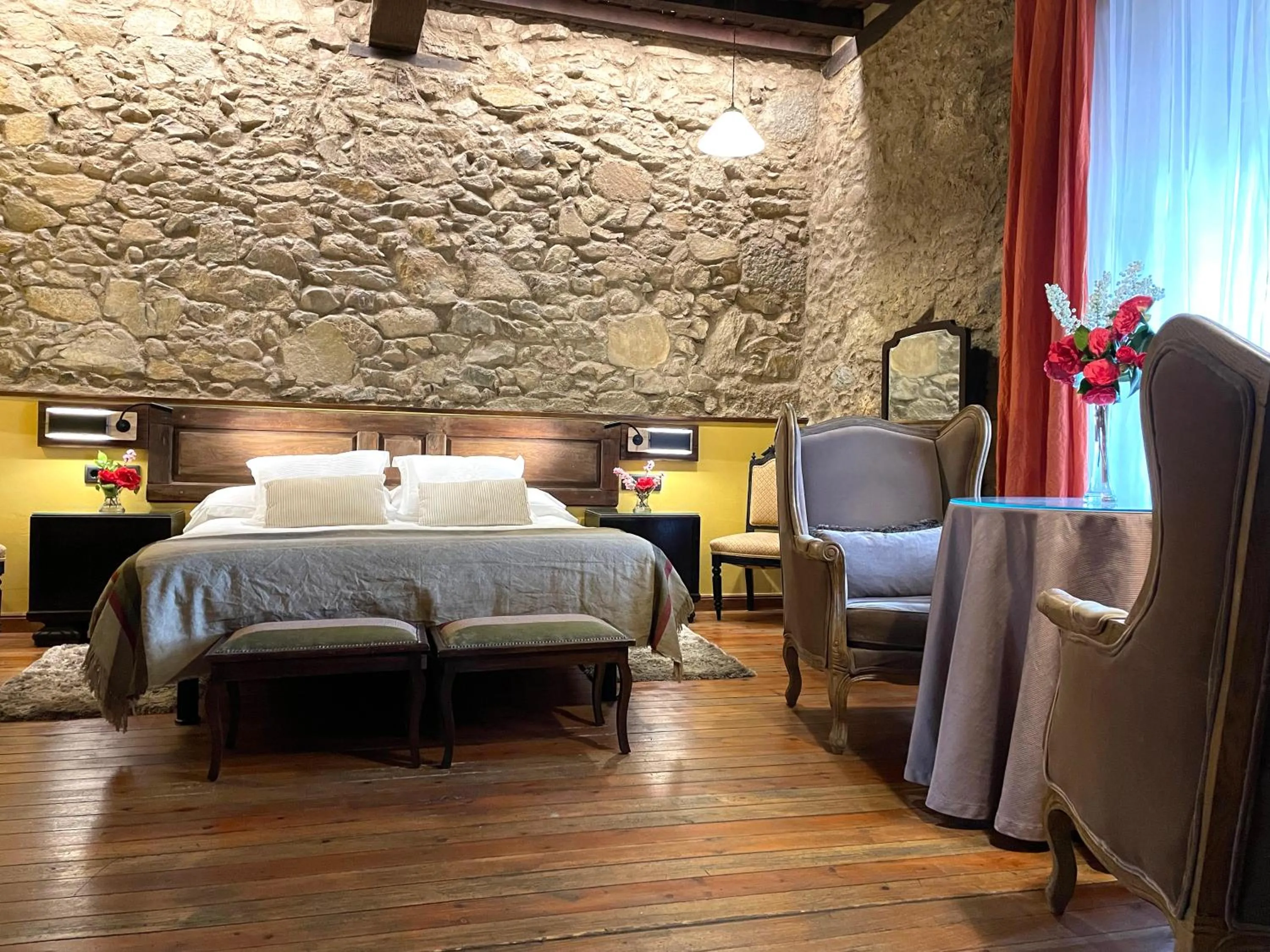 Bedroom, Bed in El Jardín del Convento, Casa Rural