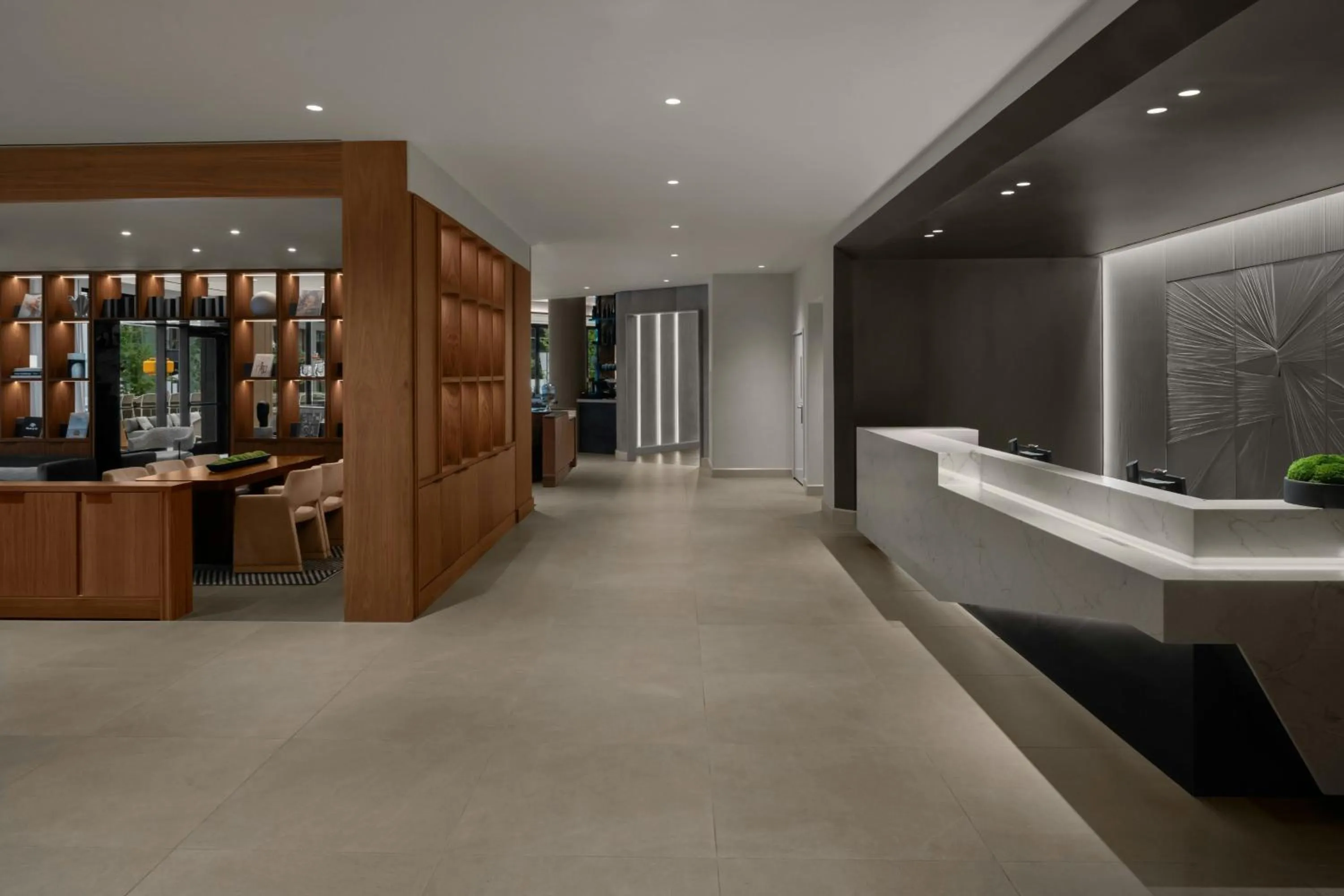 Lobby or reception in AC Hotel Arlington National Landing