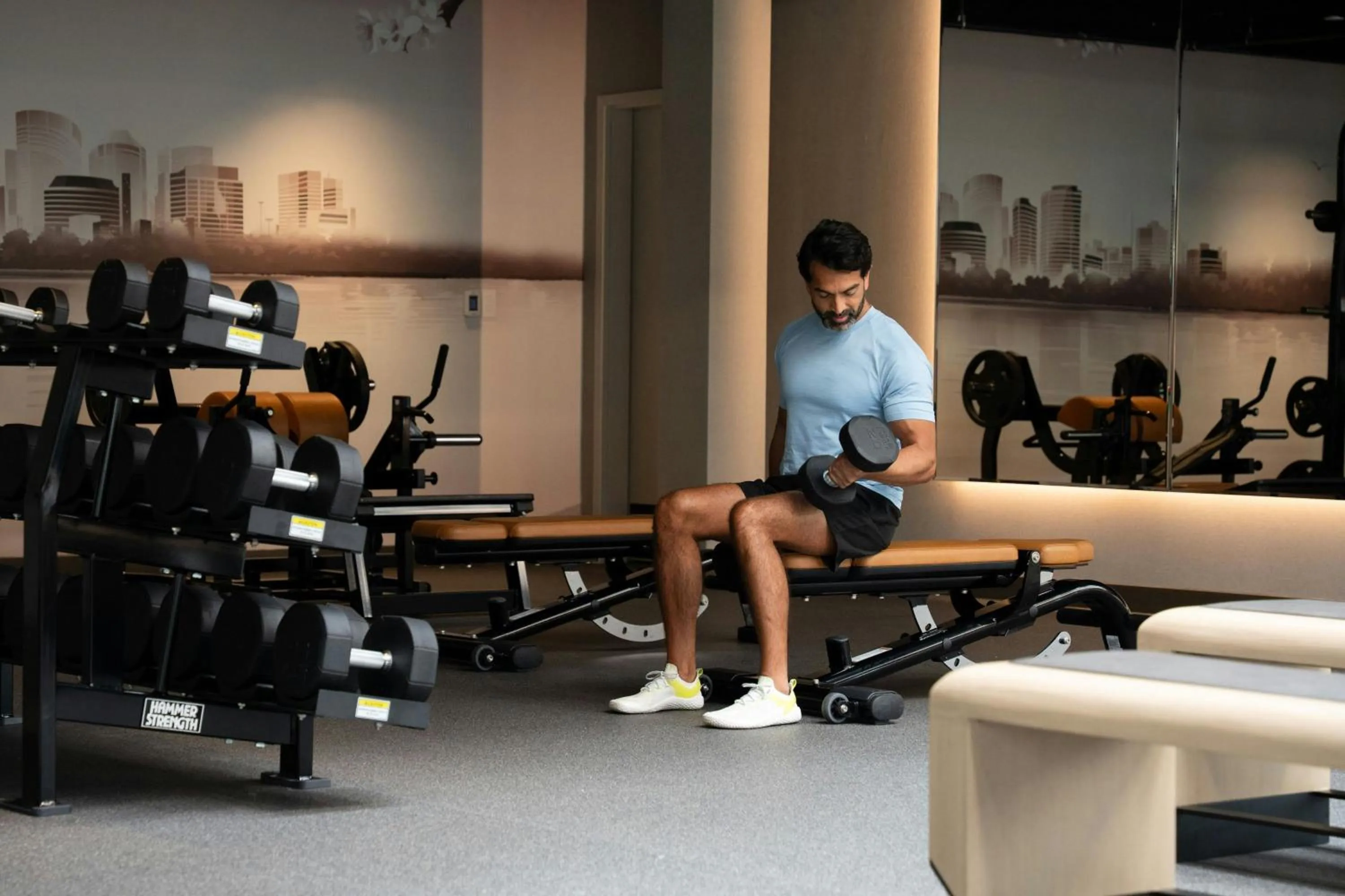 Fitness centre/facilities in AC Hotel Arlington National Landing