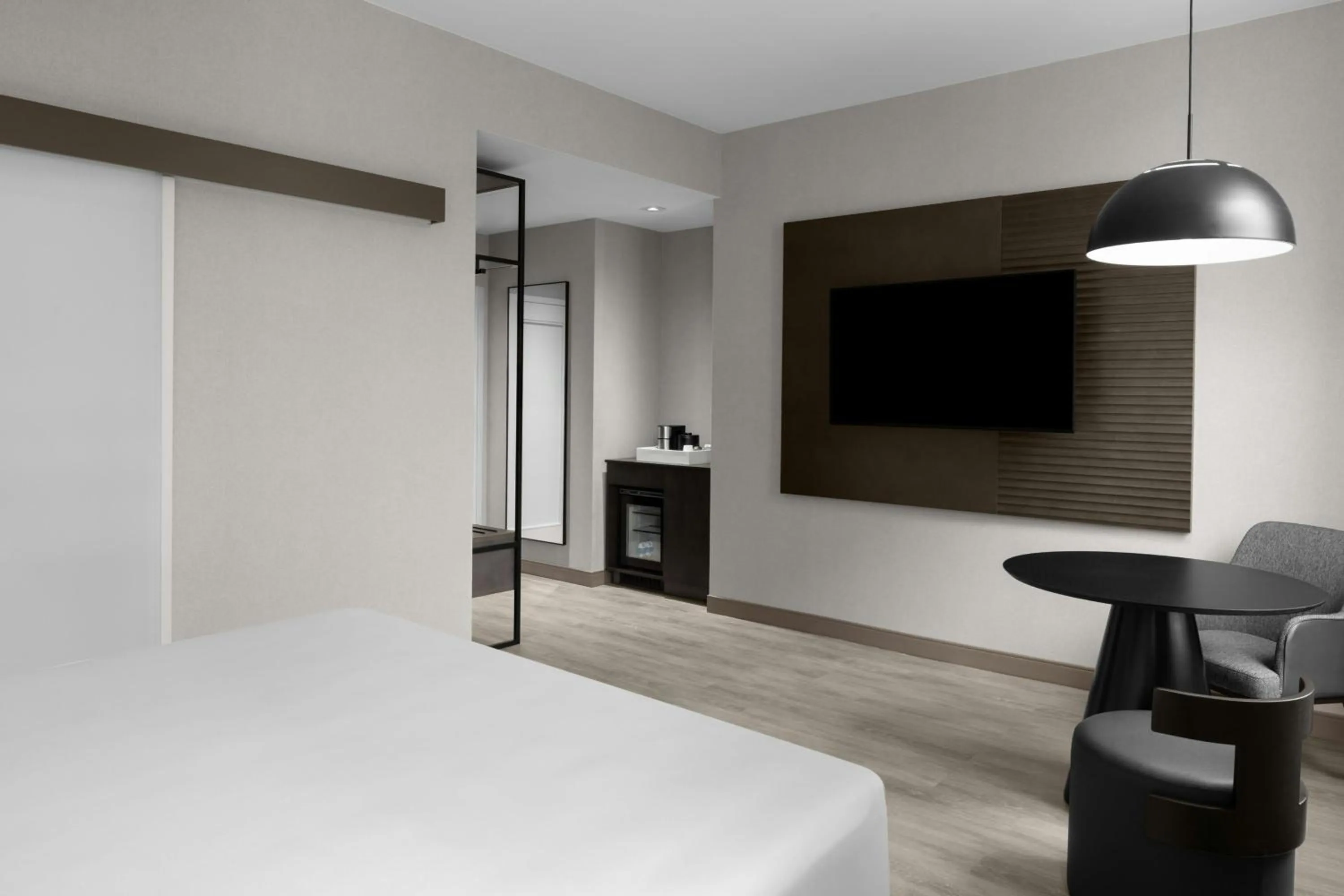 Photo of the whole room, Bed in AC Hotel Arlington National Landing