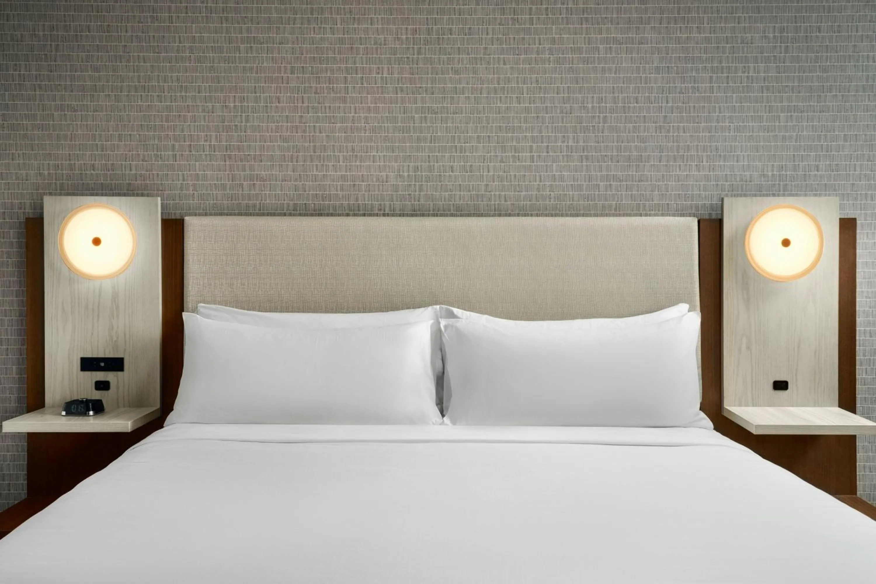 Photo of the whole room, Bed in AC Hotel Arlington National Landing