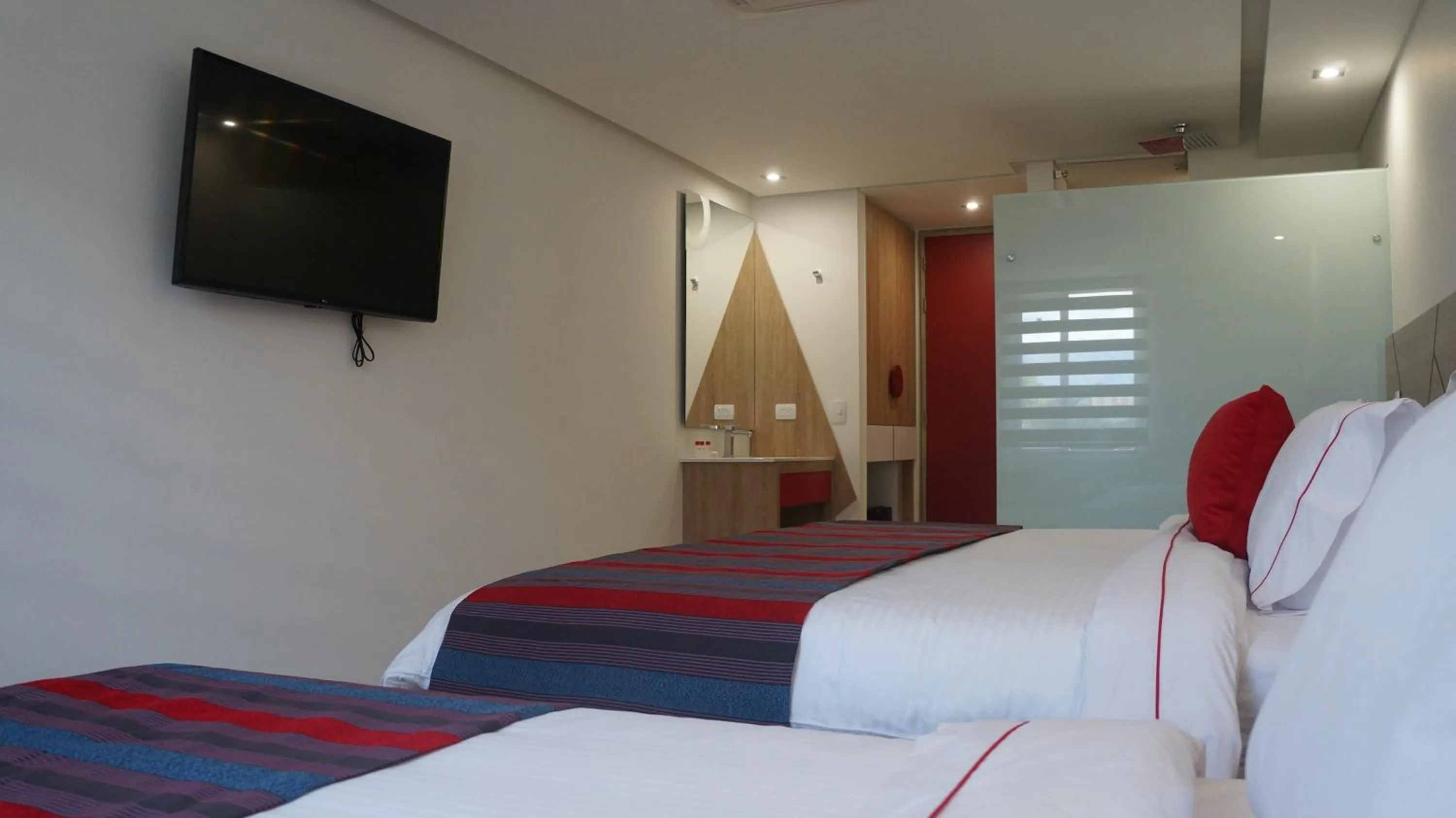 Bedroom, Bed in Obo Hotel