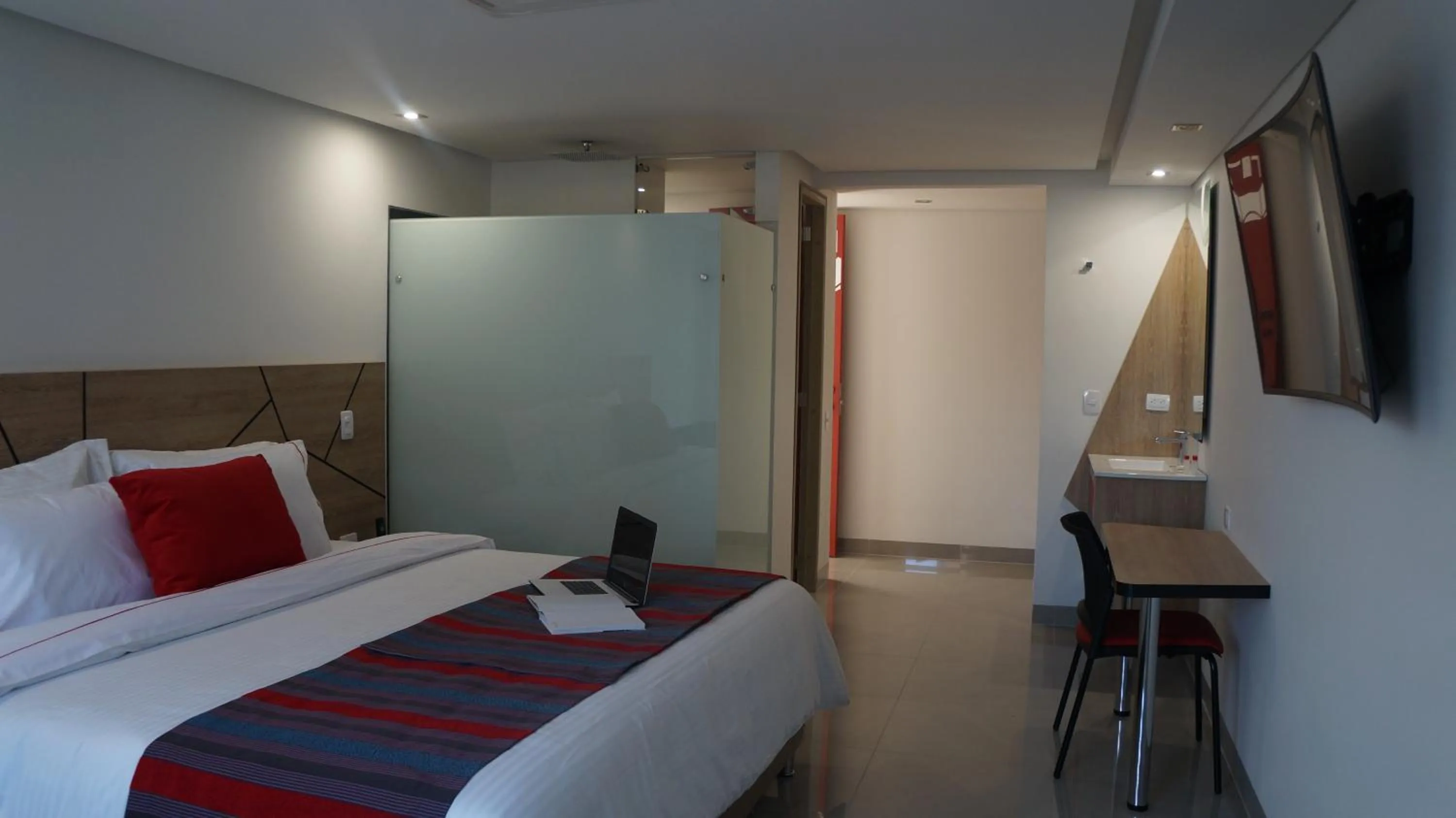 Bedroom, Bed in Obo Hotel