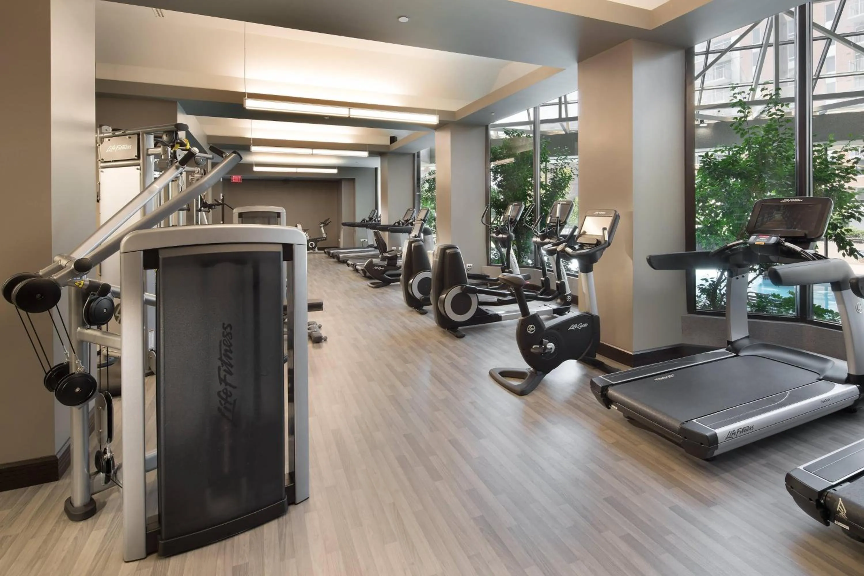 Fitness centre/facilities in Crystal Gateway Marriott