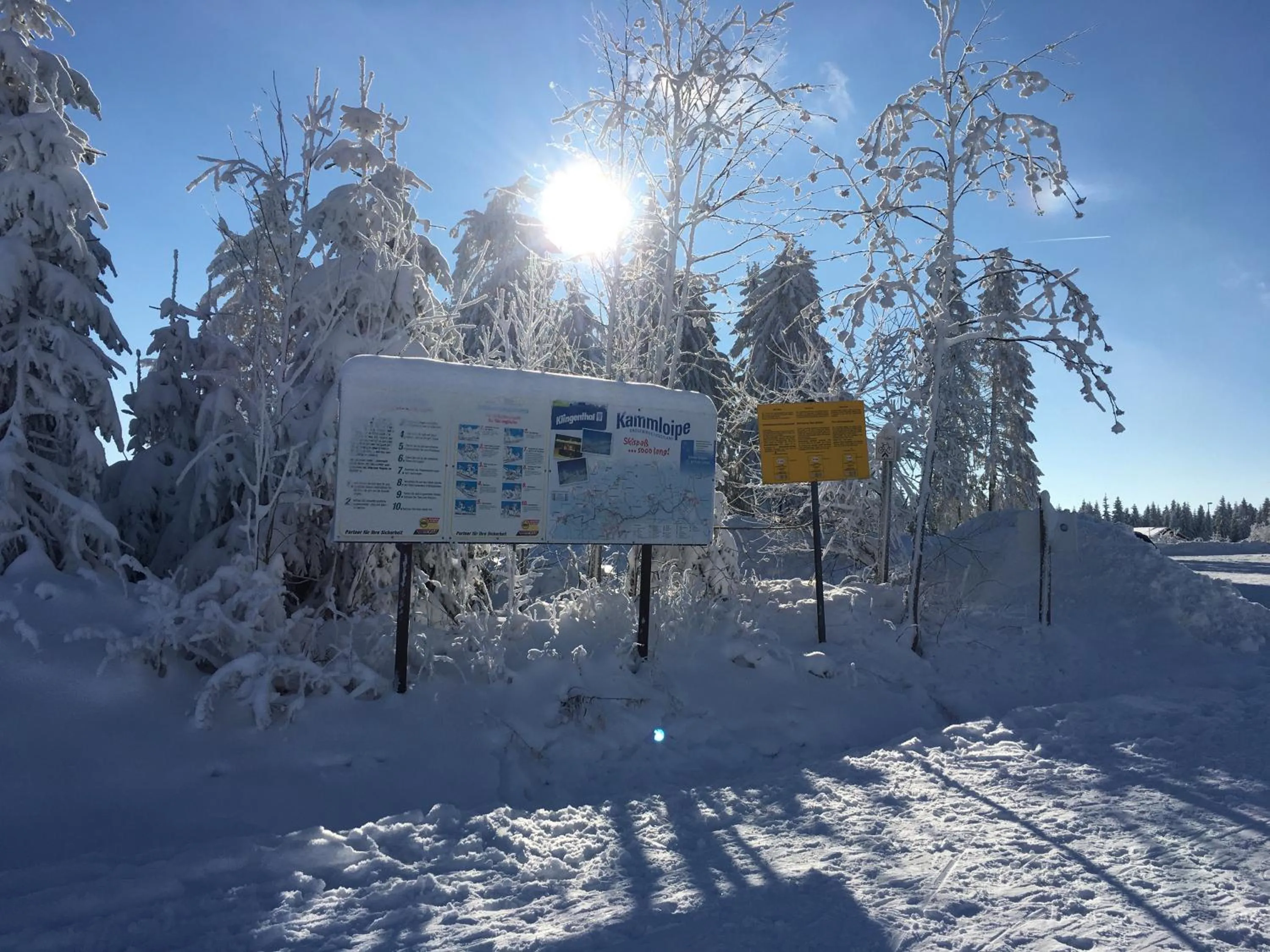 Skiing in Am Dürrenbachtal