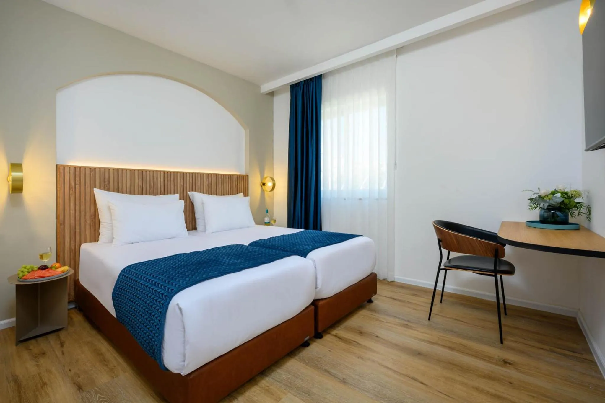 Bed in Prima Palace Hotel