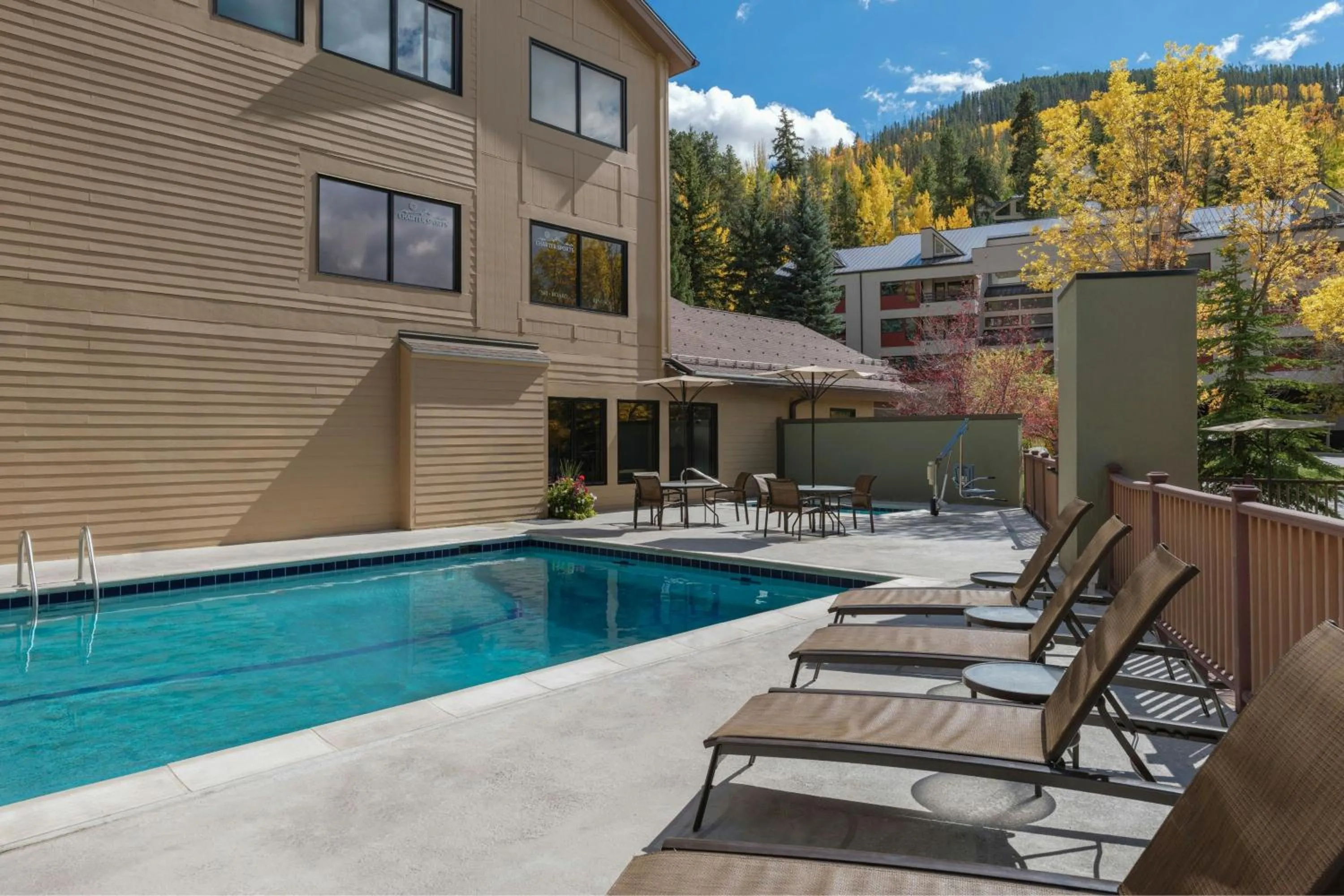 Swimming pool in Marriott's StreamSide Birch at Vail
