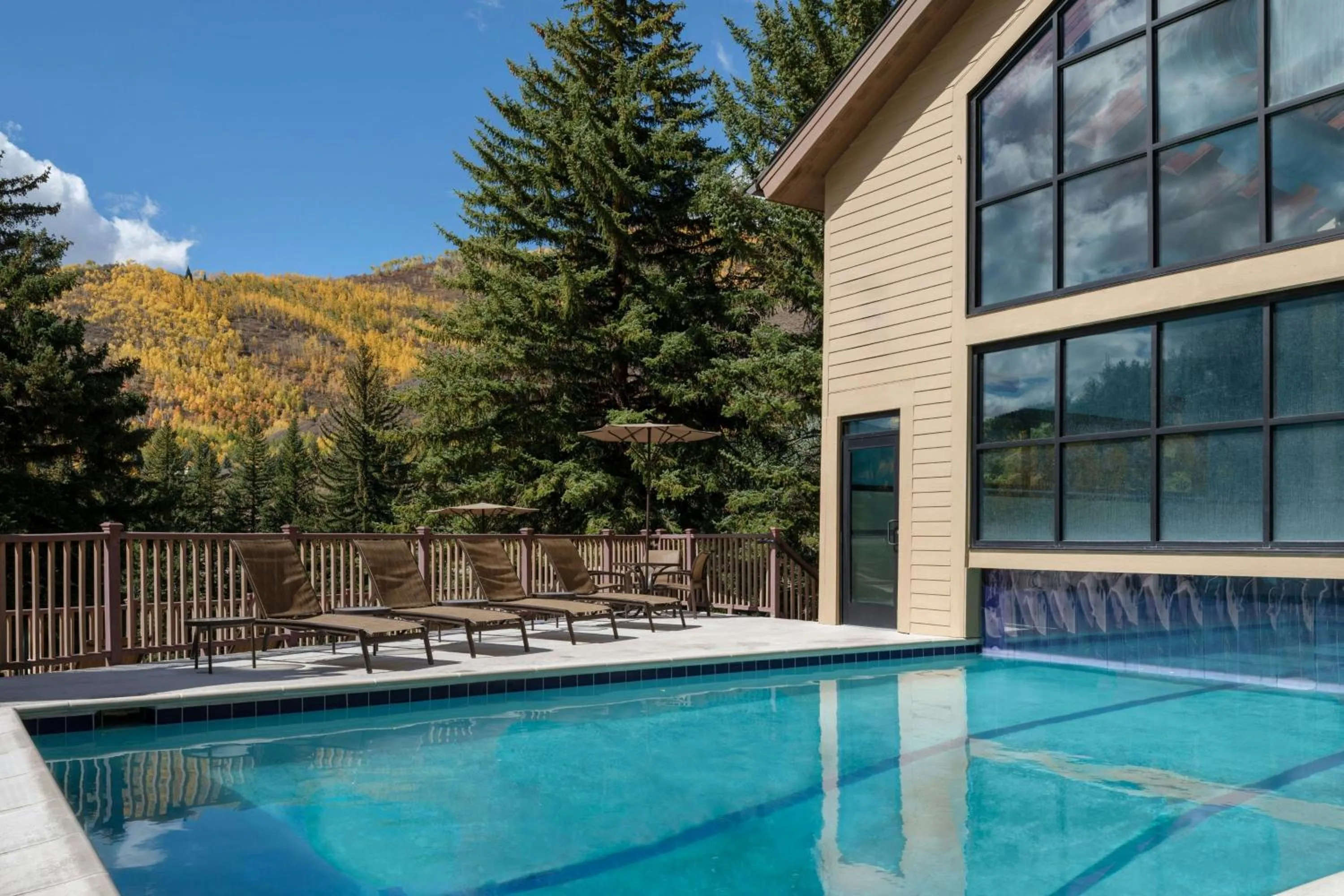 Swimming pool in Marriott's StreamSide Birch at Vail