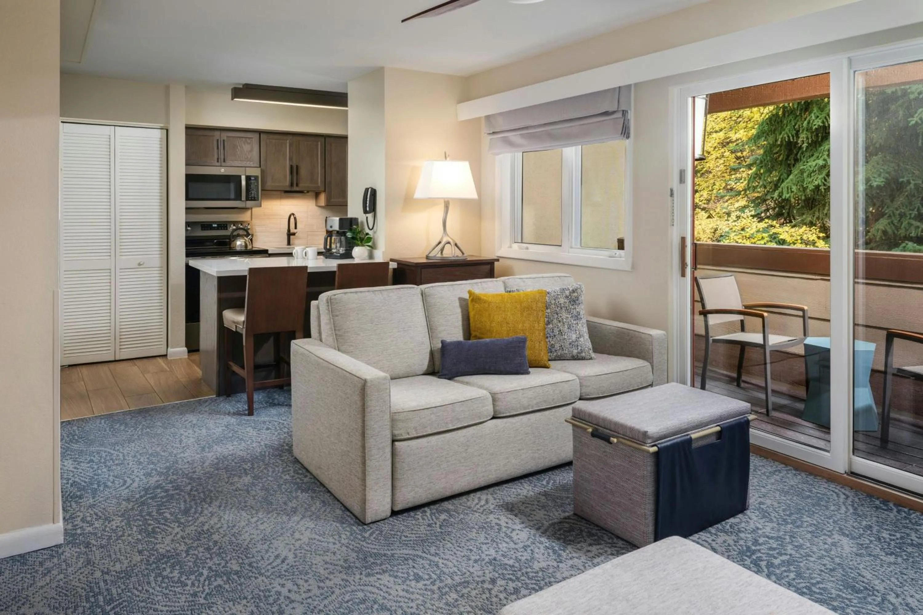 Living room in Marriott's StreamSide Birch at Vail