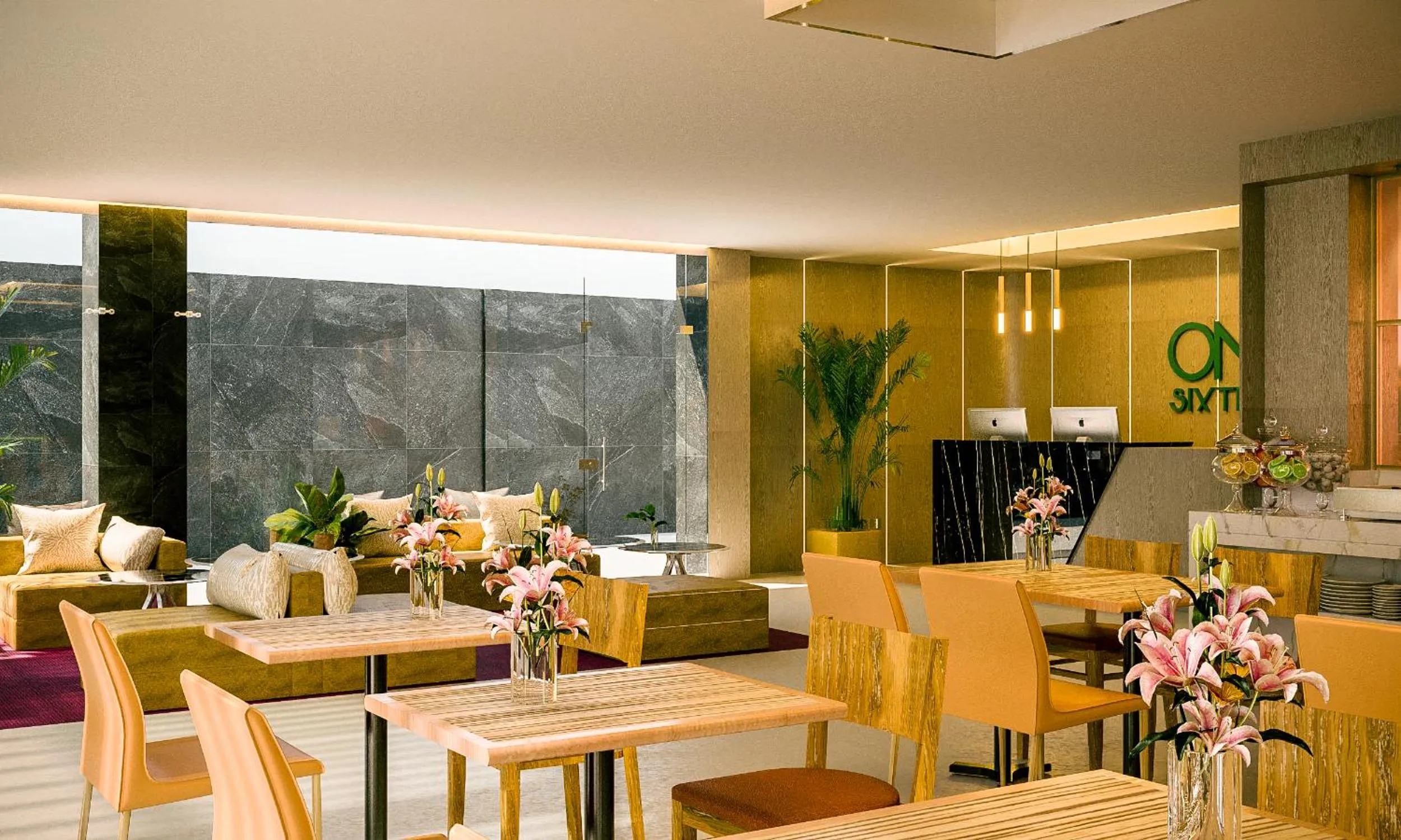 Lobby or reception in One Sixteen Hotel