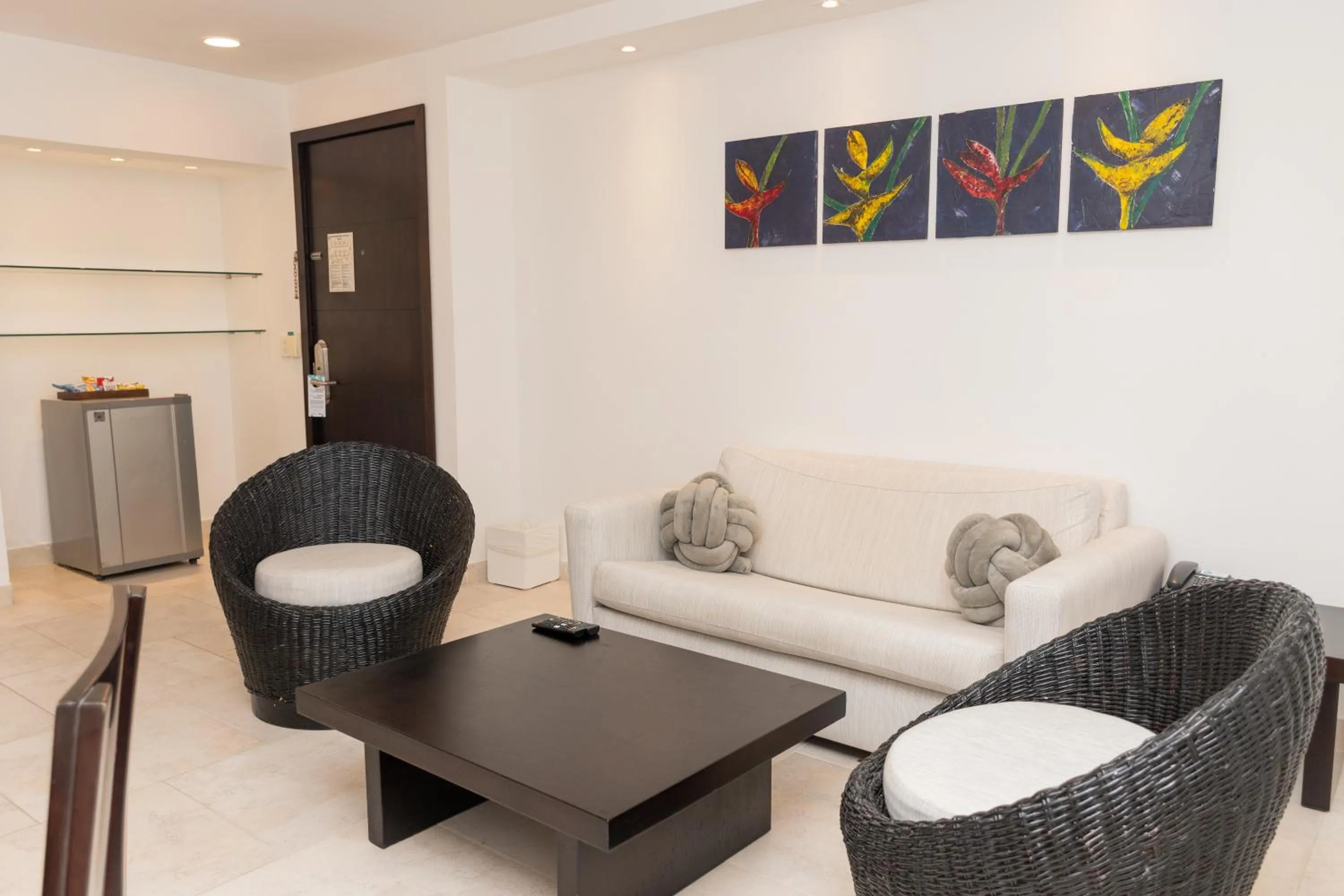 Living room in Hotel Capilla del Mar