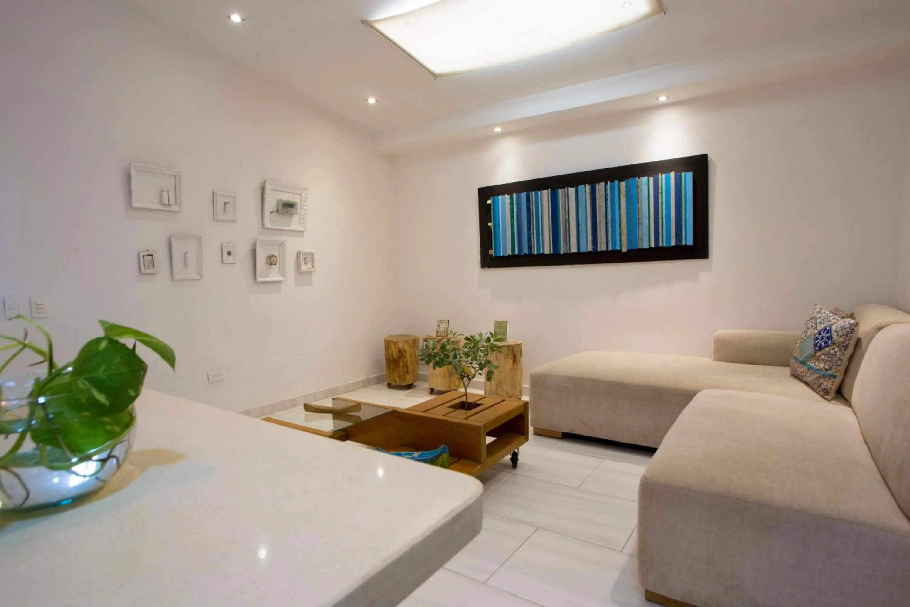 Living room in Hotel Barahona Cartagena