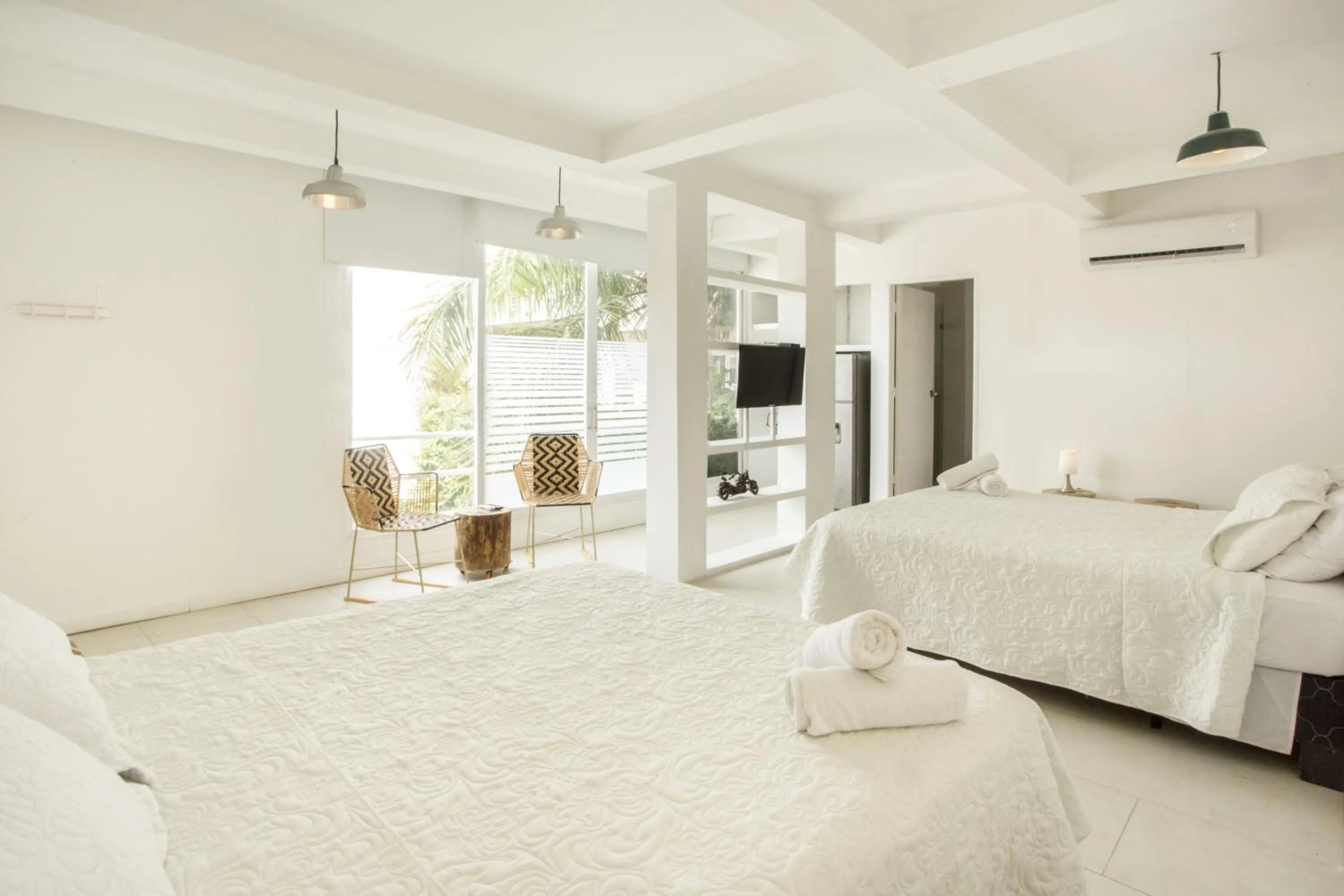 Bedroom, Bed in Hotel Barahona Cartagena