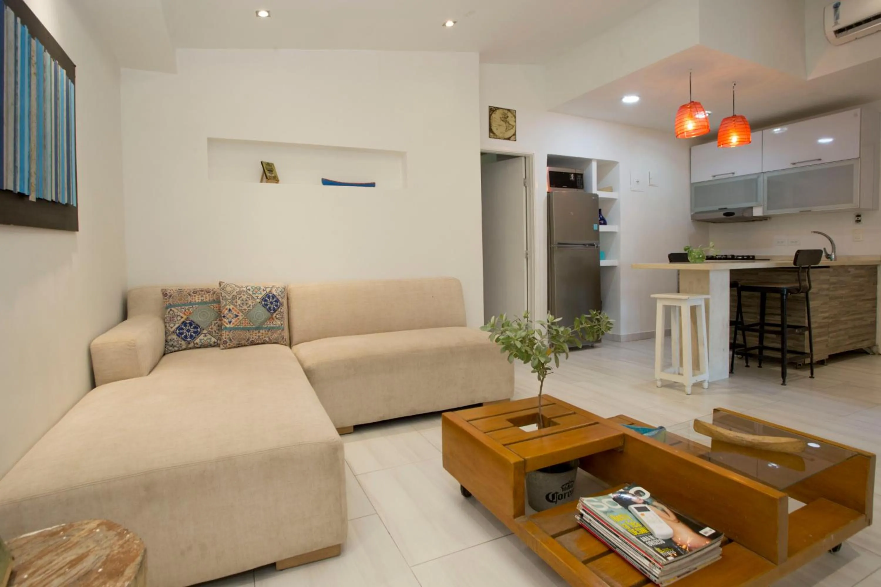 Living room in Hotel Barahona Cartagena