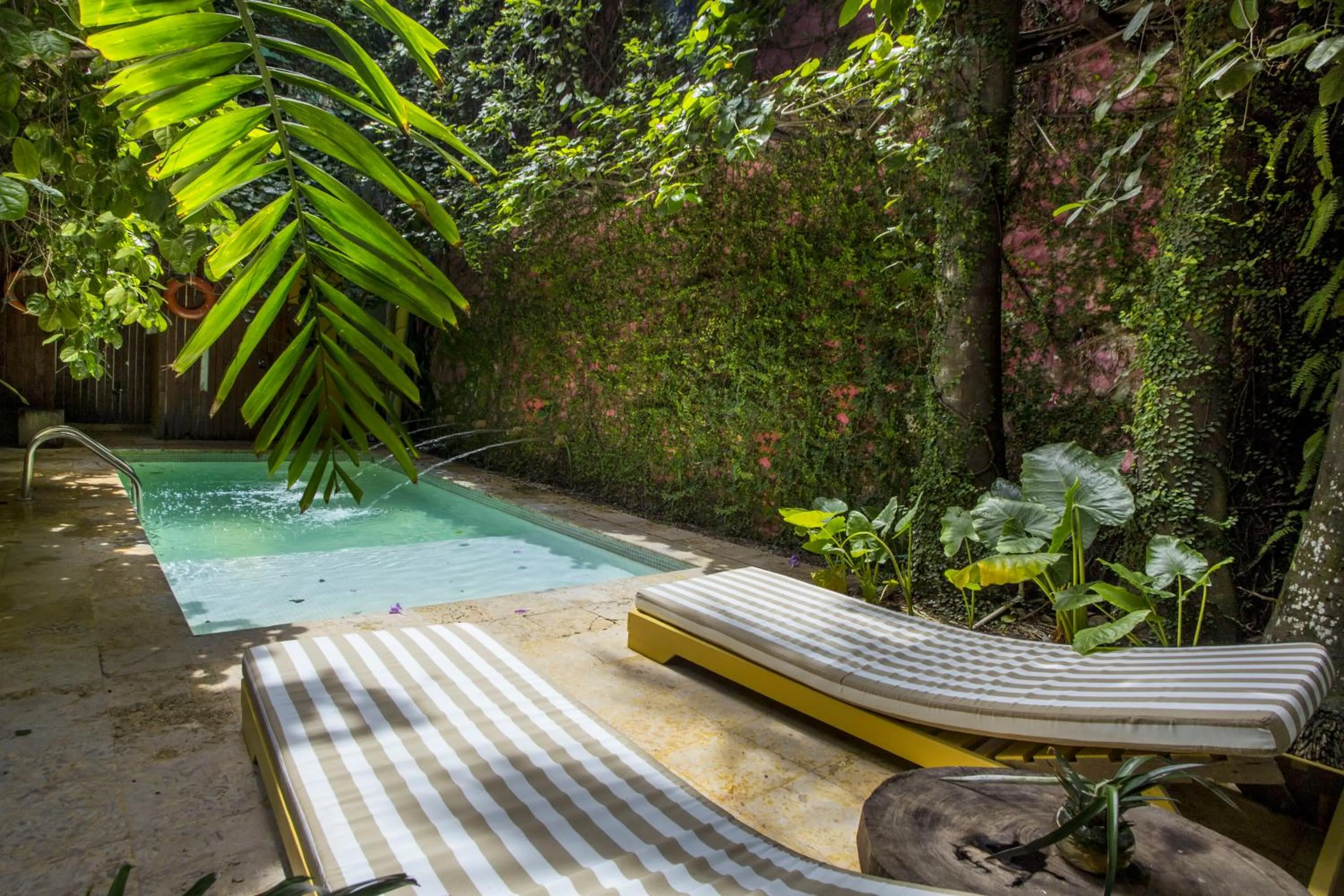 Swimming pool in Hotel Barahona Cartagena
