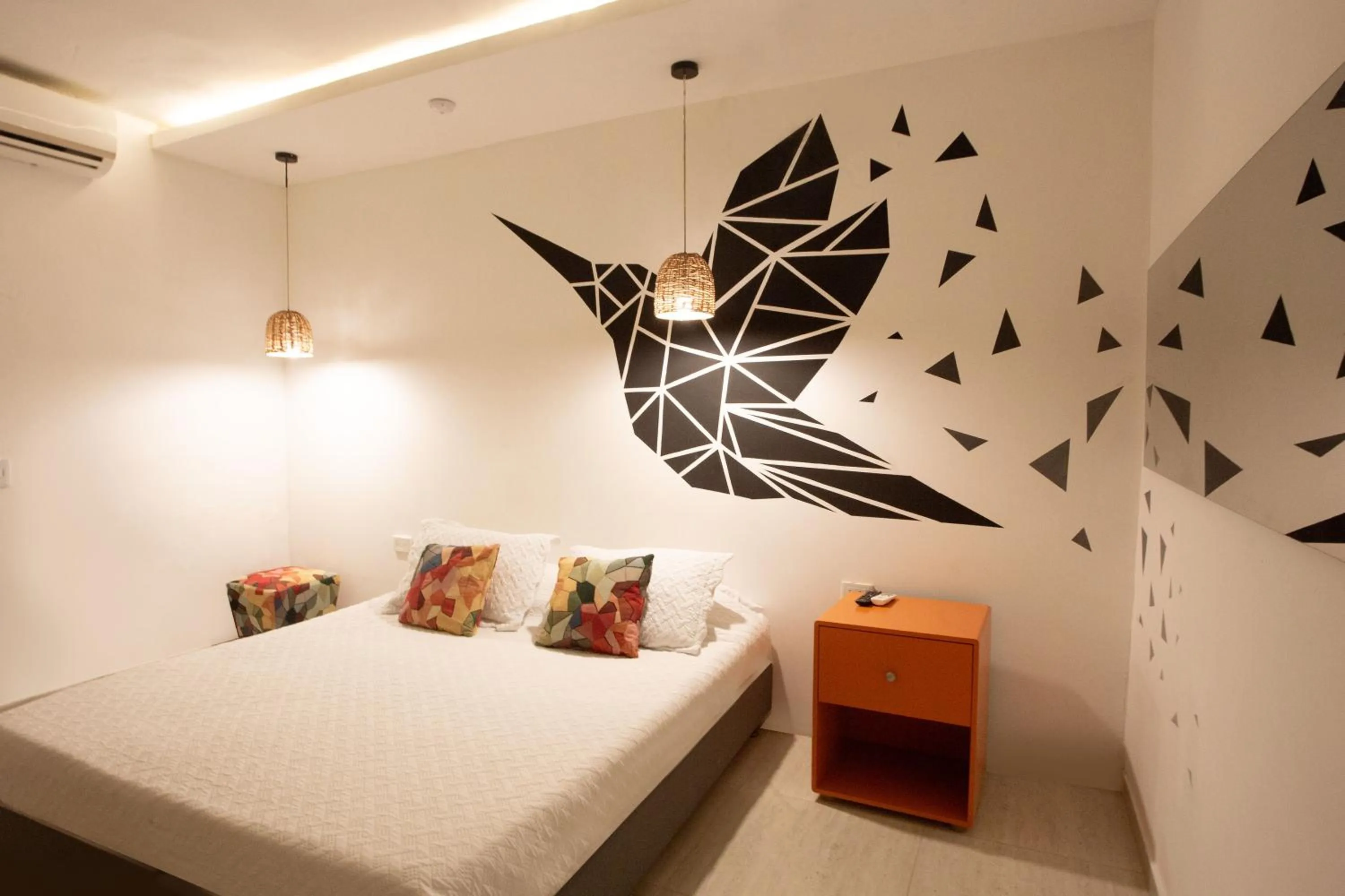 Bed in Hotel Barahona Cartagena