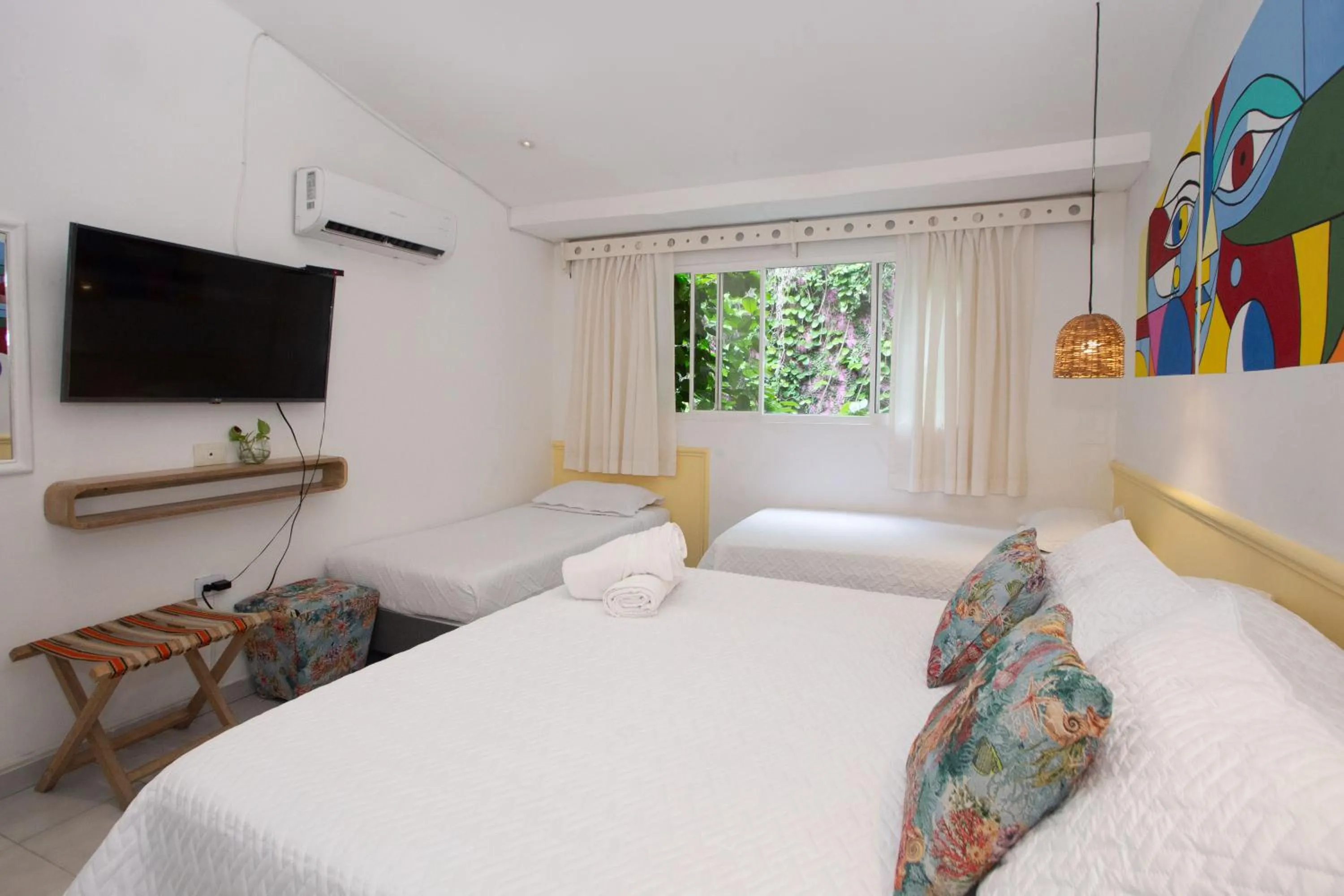 Bed in Hotel Barahona Cartagena