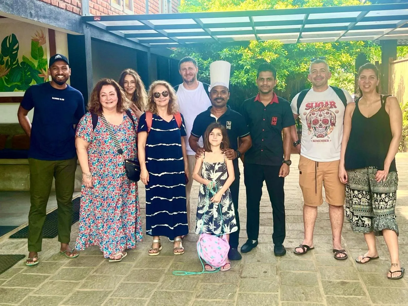 group of guests in Kubura Resort