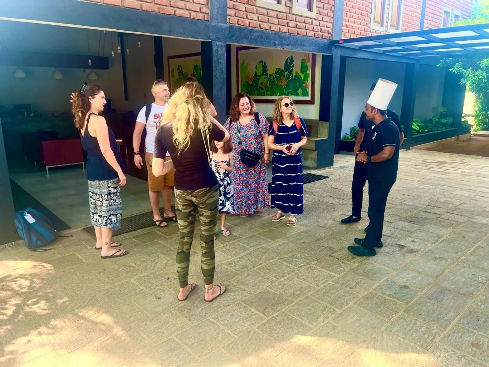 group of guests in Kubura Resort