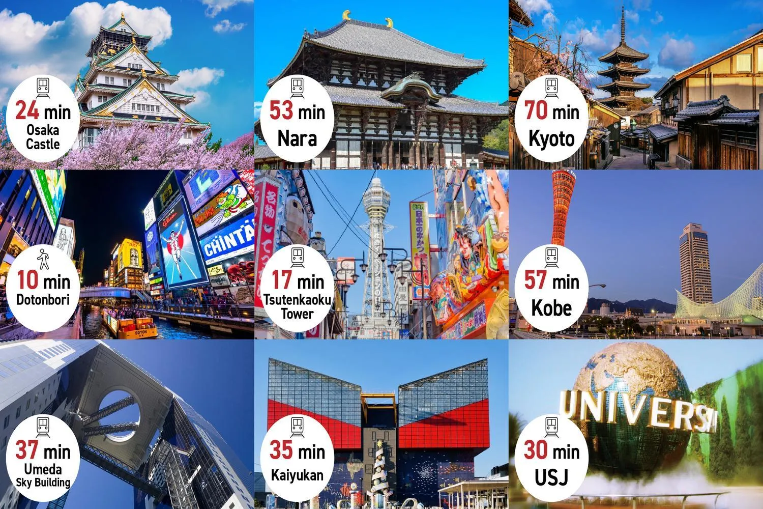 Nearby landmark in Shinsaibashi-Higashi Crystal Hotel