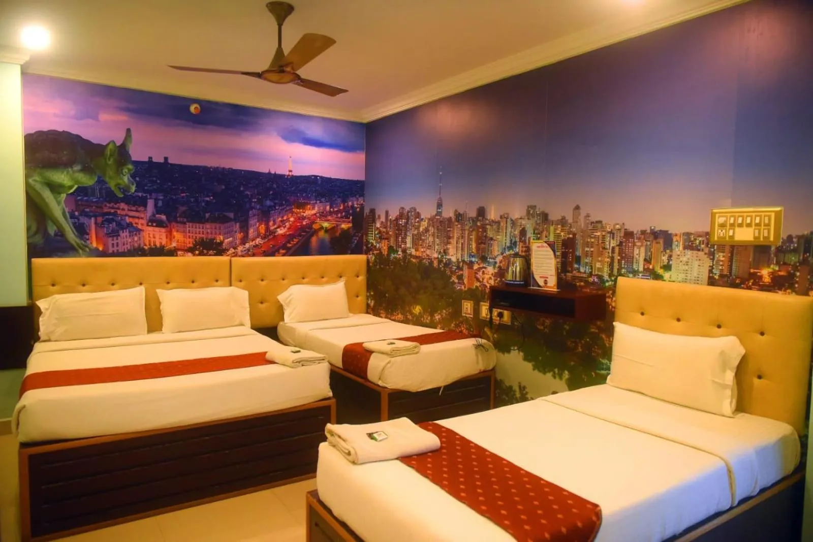 Bed in Hotel Apple Park Inn