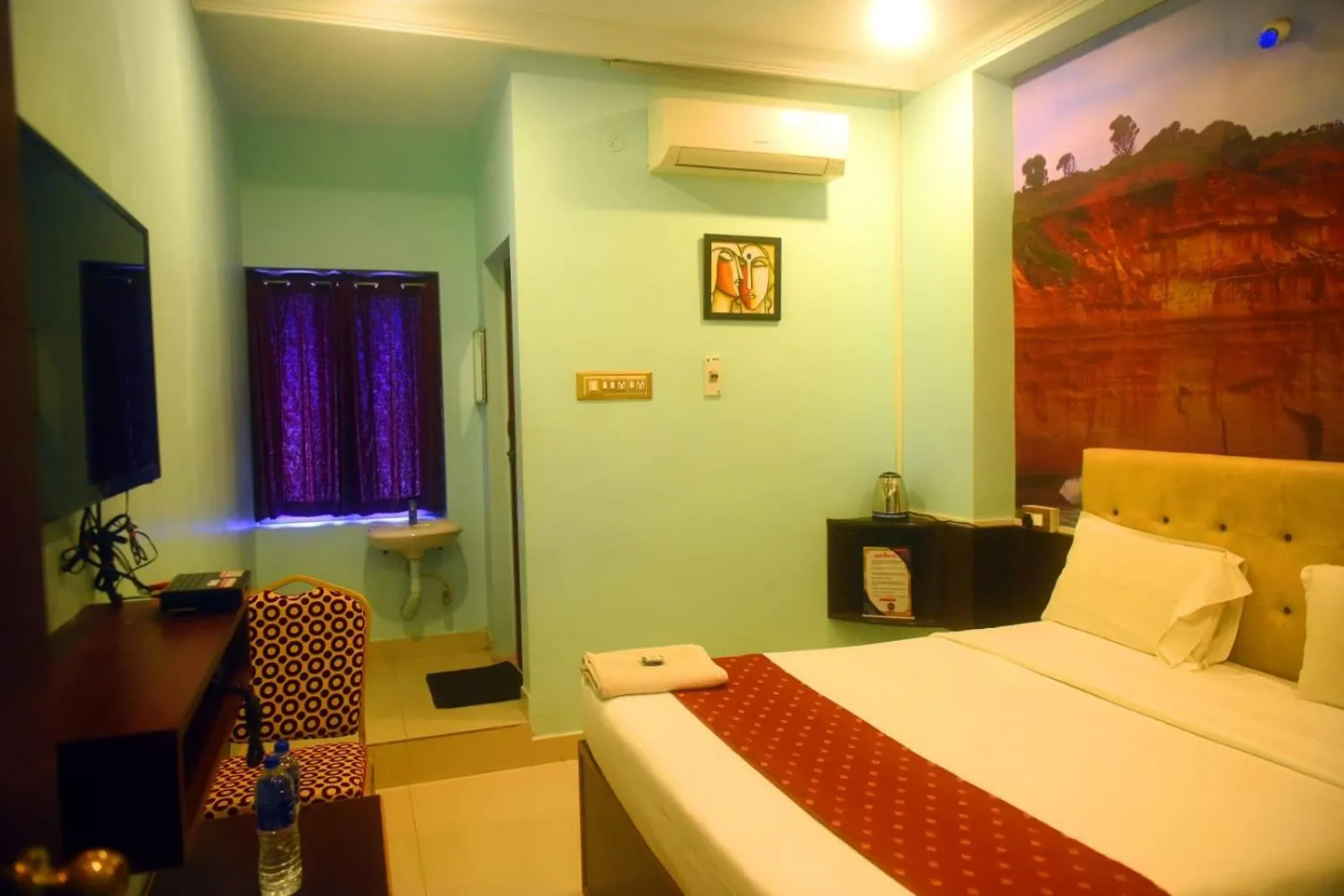 Bed in Hotel Apple Park Inn