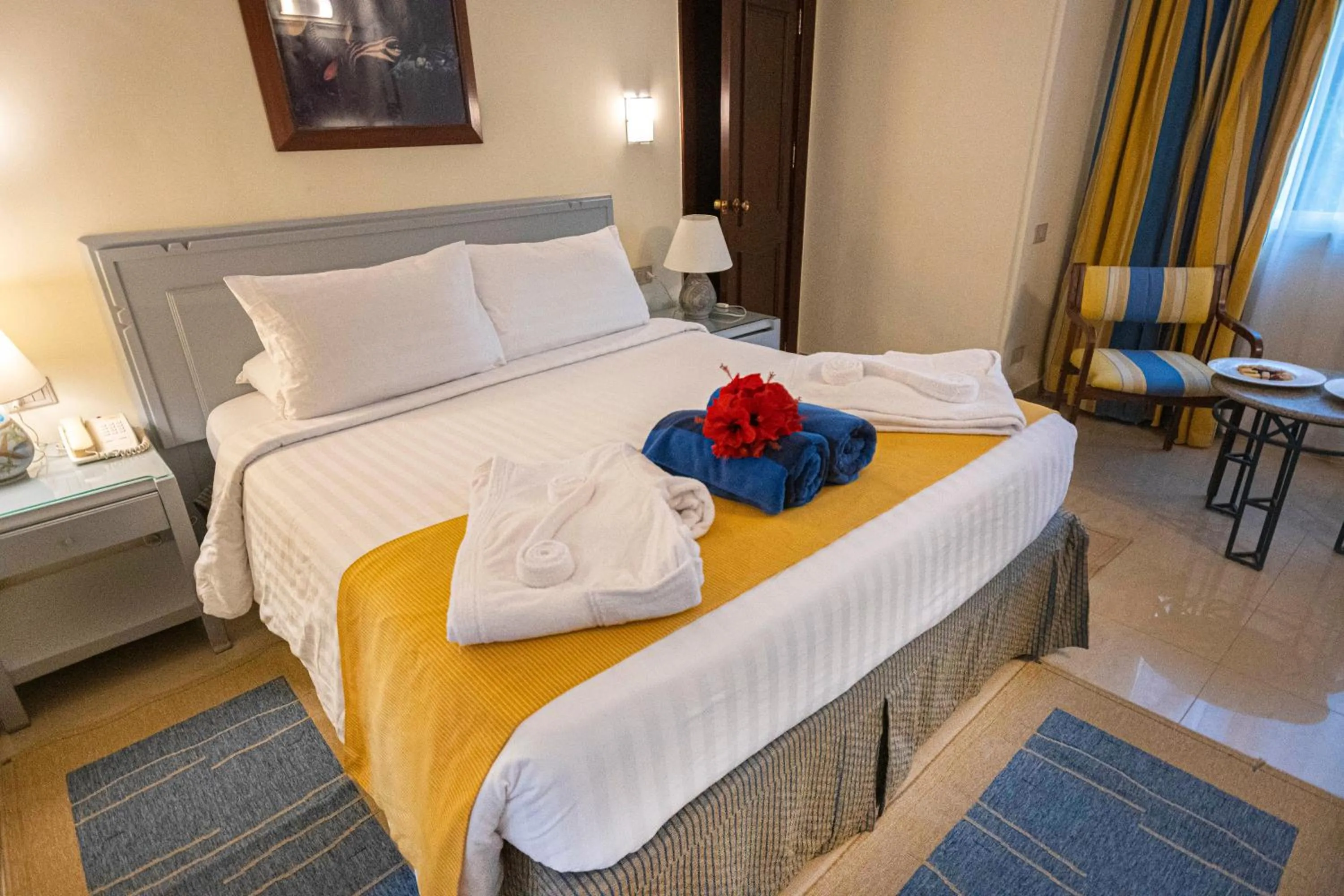 Bedroom, Bed in Nuweiba Club Resort