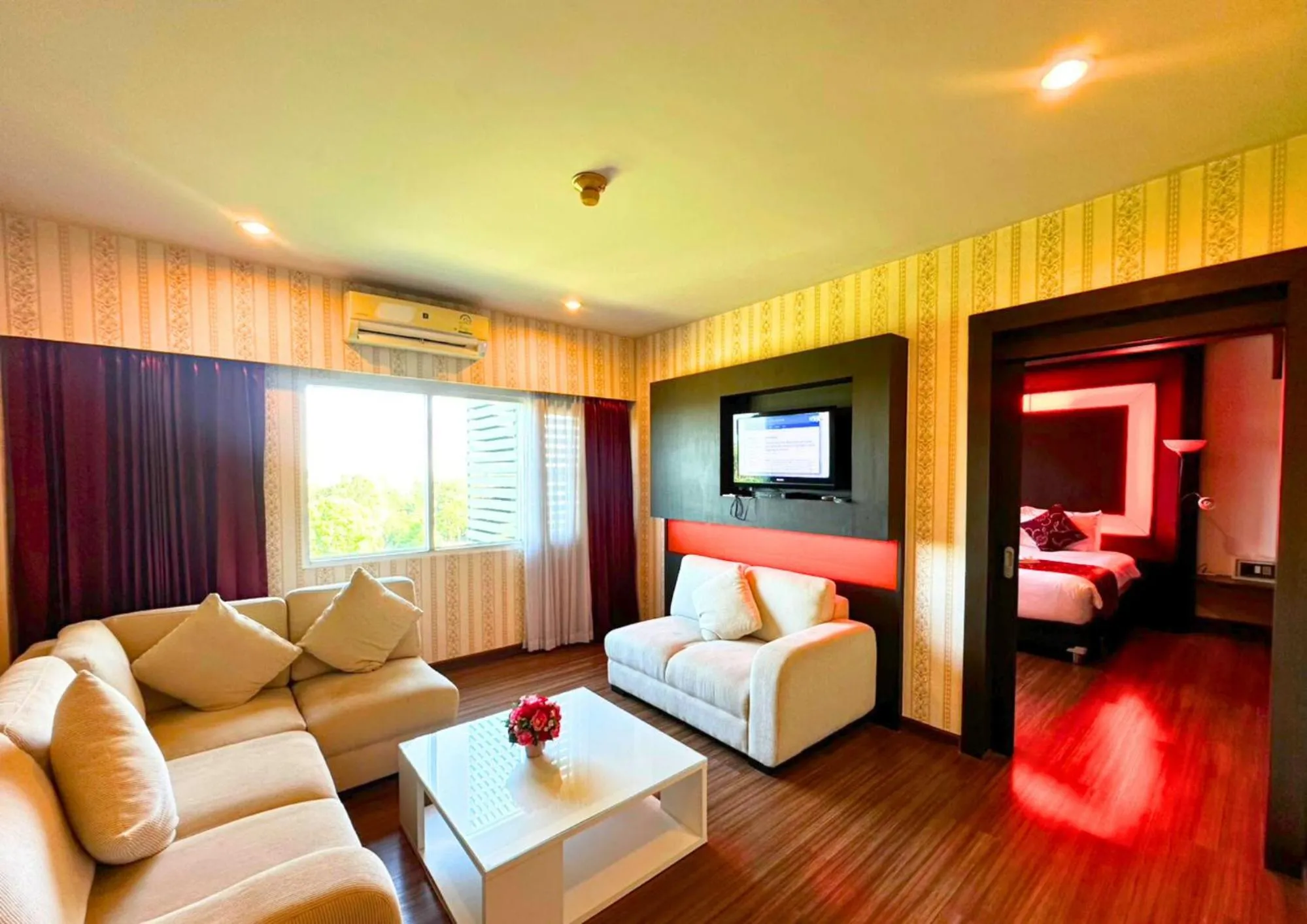 Seating area in Akelada Hotel