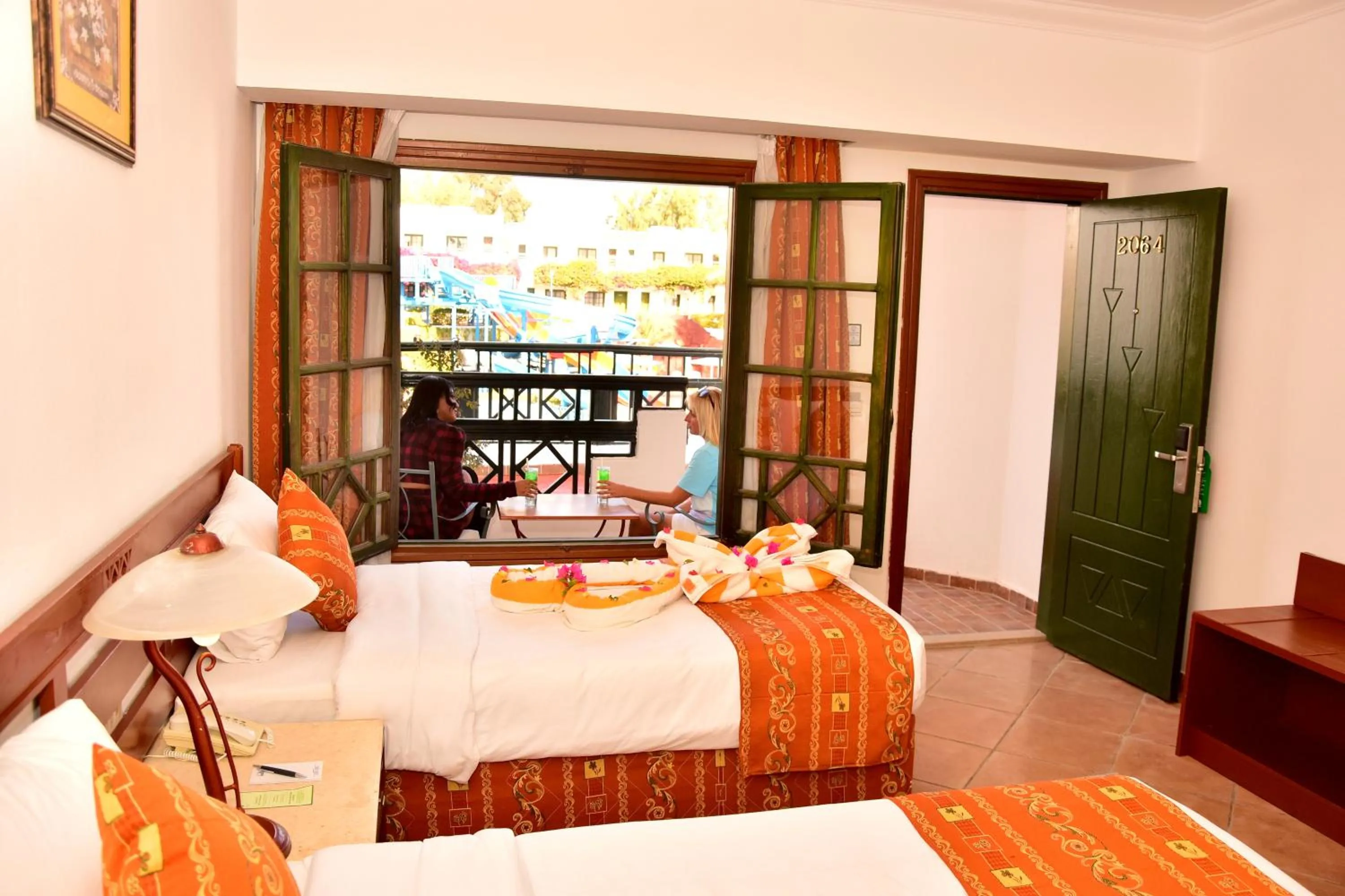 Bed in Verginia Sharm Resort & Aqua Park