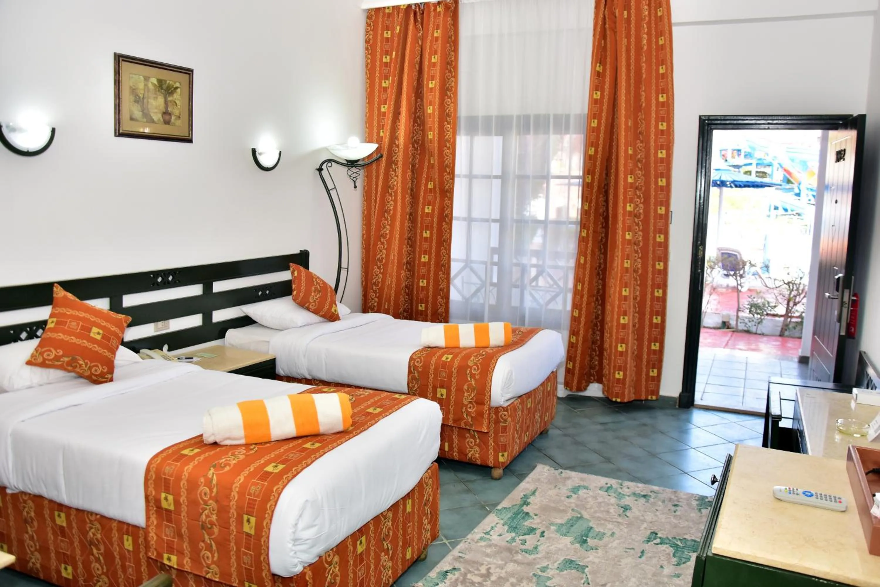 Bed in Verginia Sharm Resort & Aqua Park