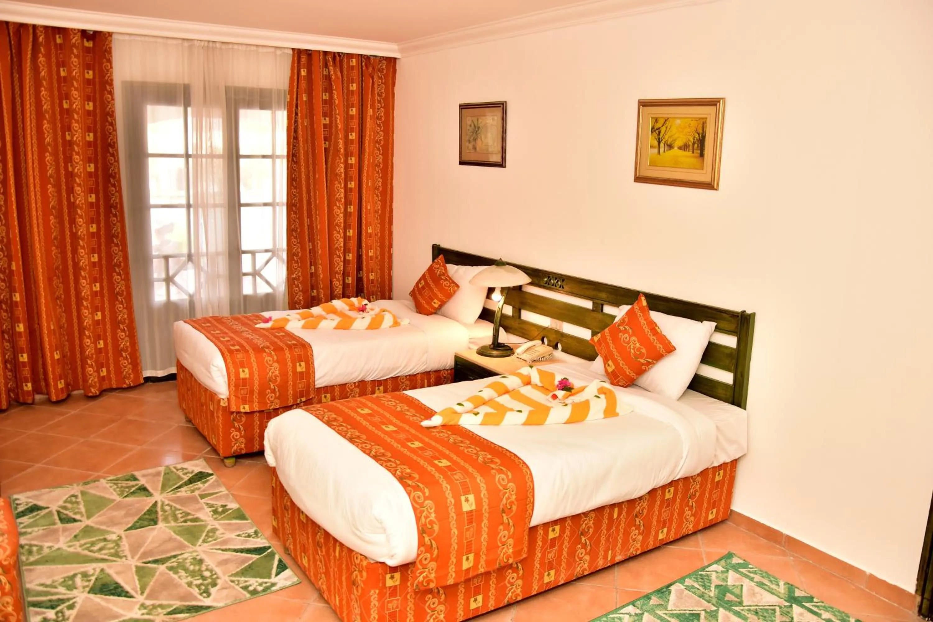 Bed in Verginia Sharm Resort & Aqua Park