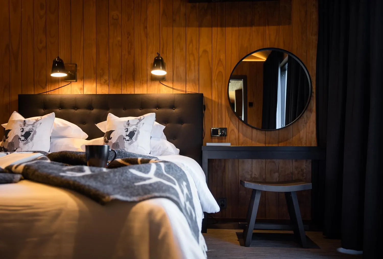 Bed in Wilderness Hotel Inari & Igloos