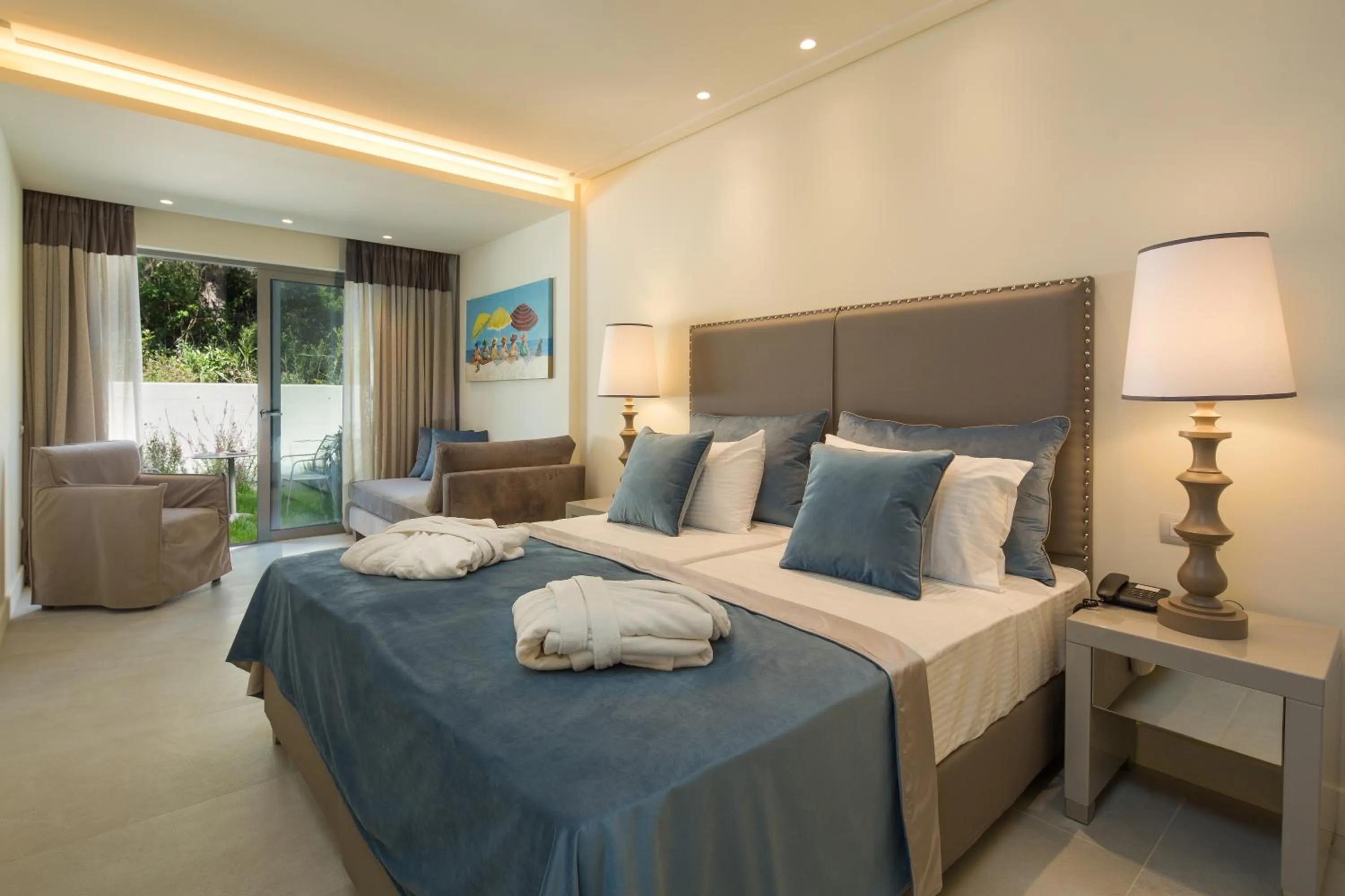 Bed in Rodostamo Hotel & Spa- Adults Friendly