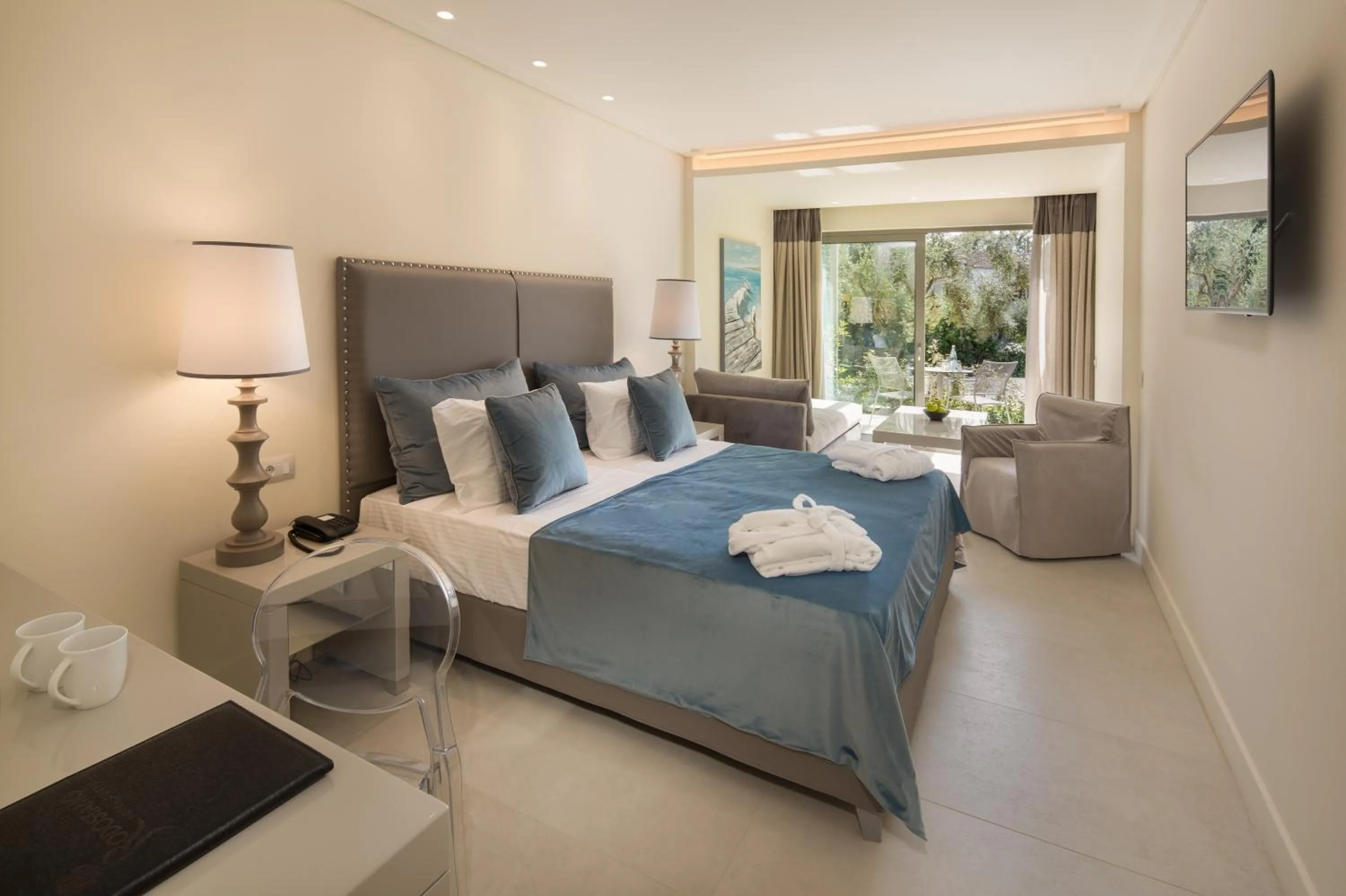 Bed in Rodostamo Hotel & Spa- Adults Friendly