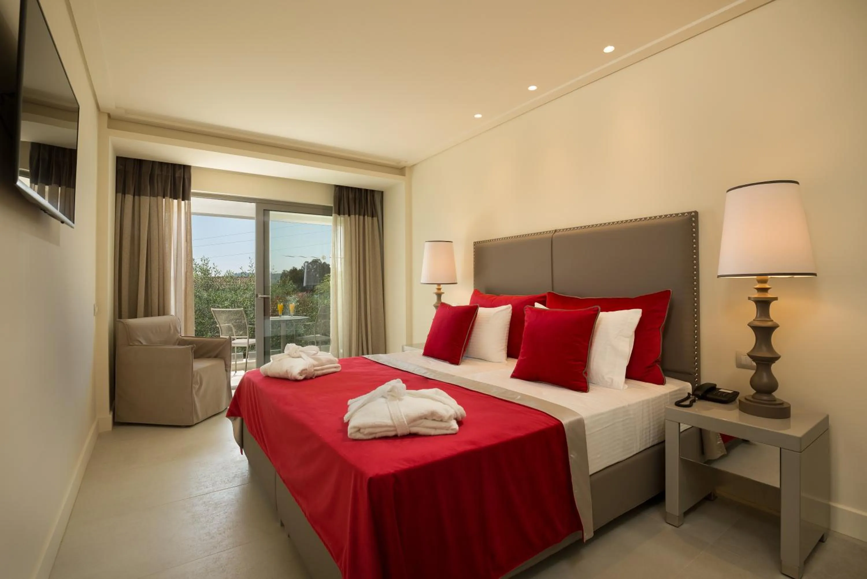 Bed in Rodostamo Hotel & Spa- Adults Friendly