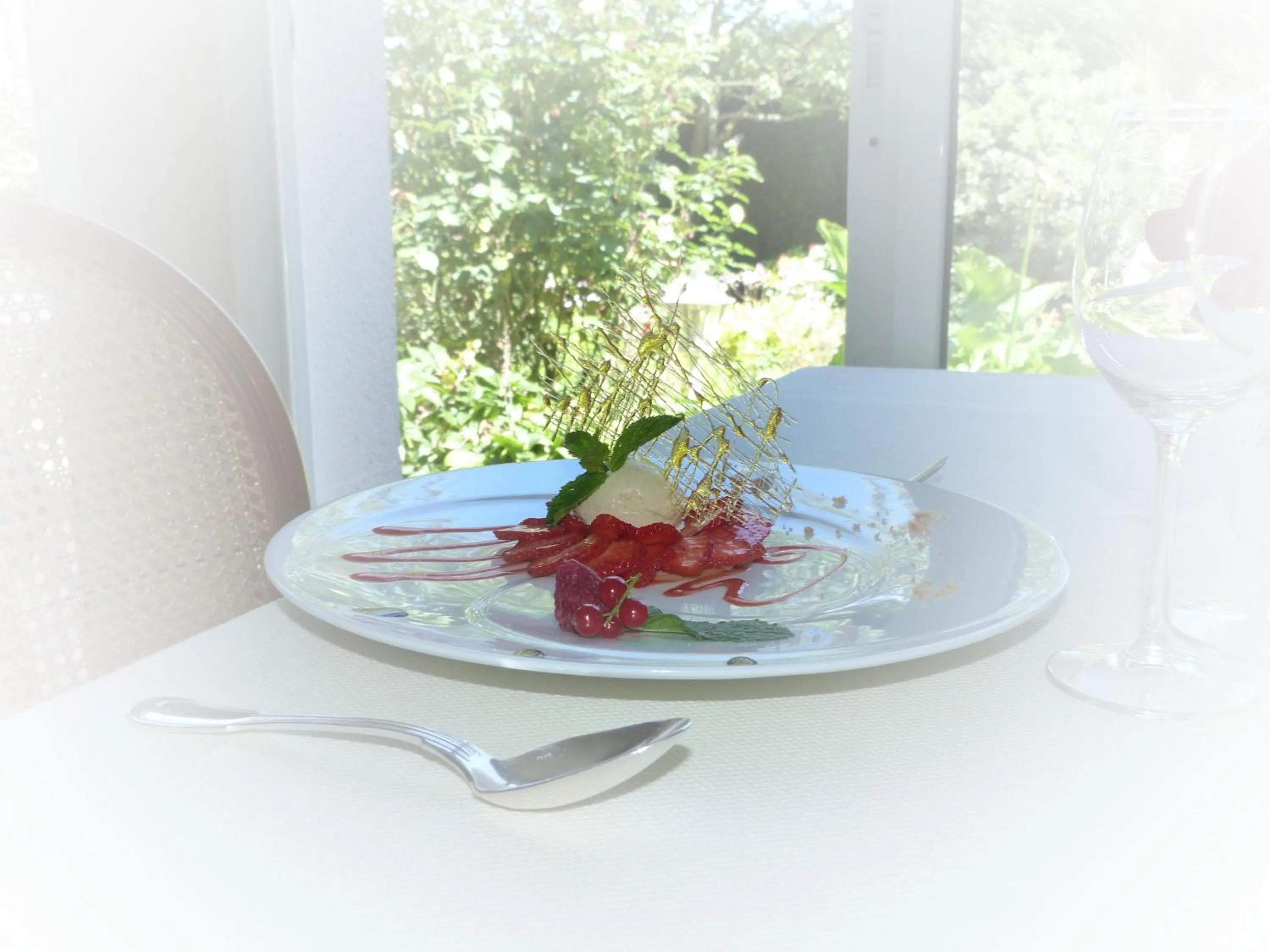 Food close-up in Logis Hôtel Restaurant Le Gue Du Holme